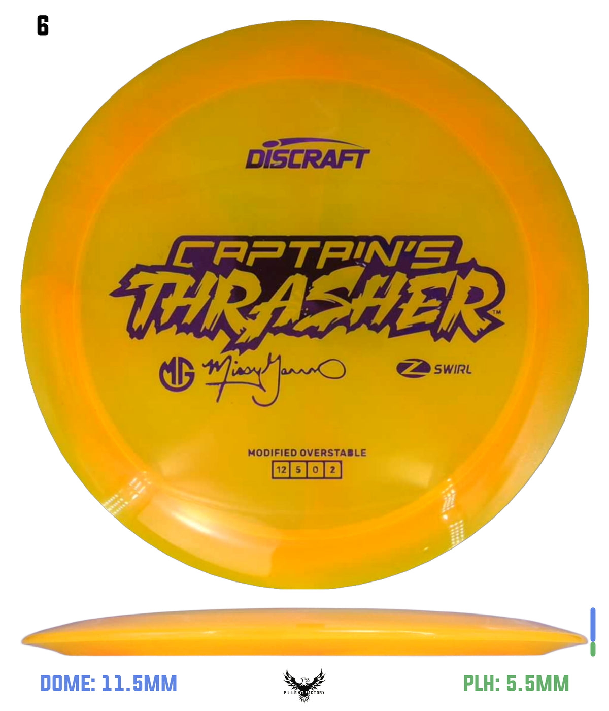 Discraft Missy Gannon 2026 Z Swirl Captain's Thrasher
