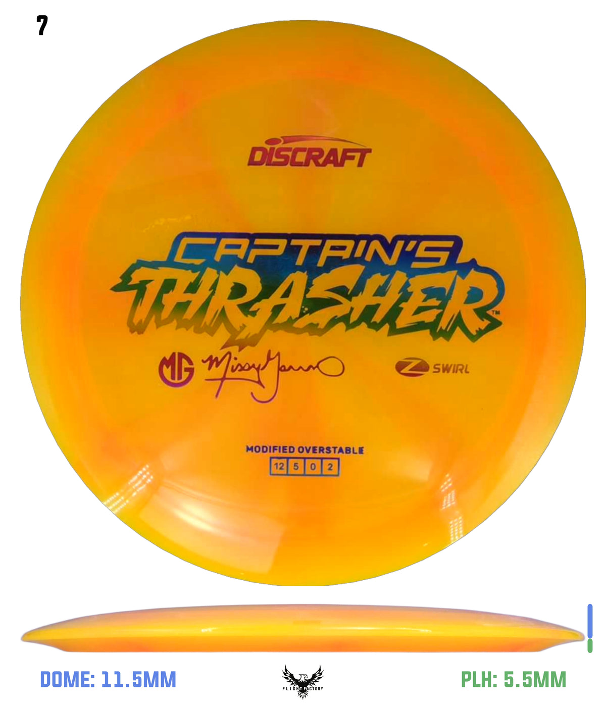 Discraft Missy Gannon 2026 Z Swirl Captain's Thrasher