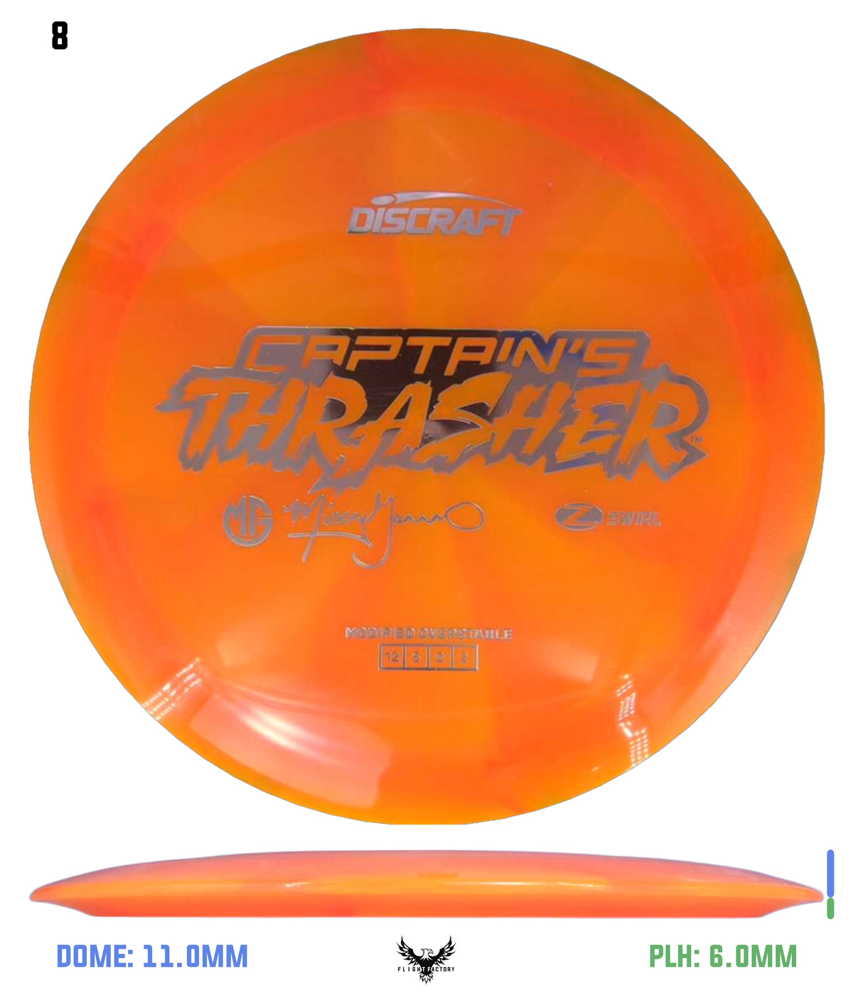Discraft Missy Gannon 2026 Z Swirl Captain's Thrasher