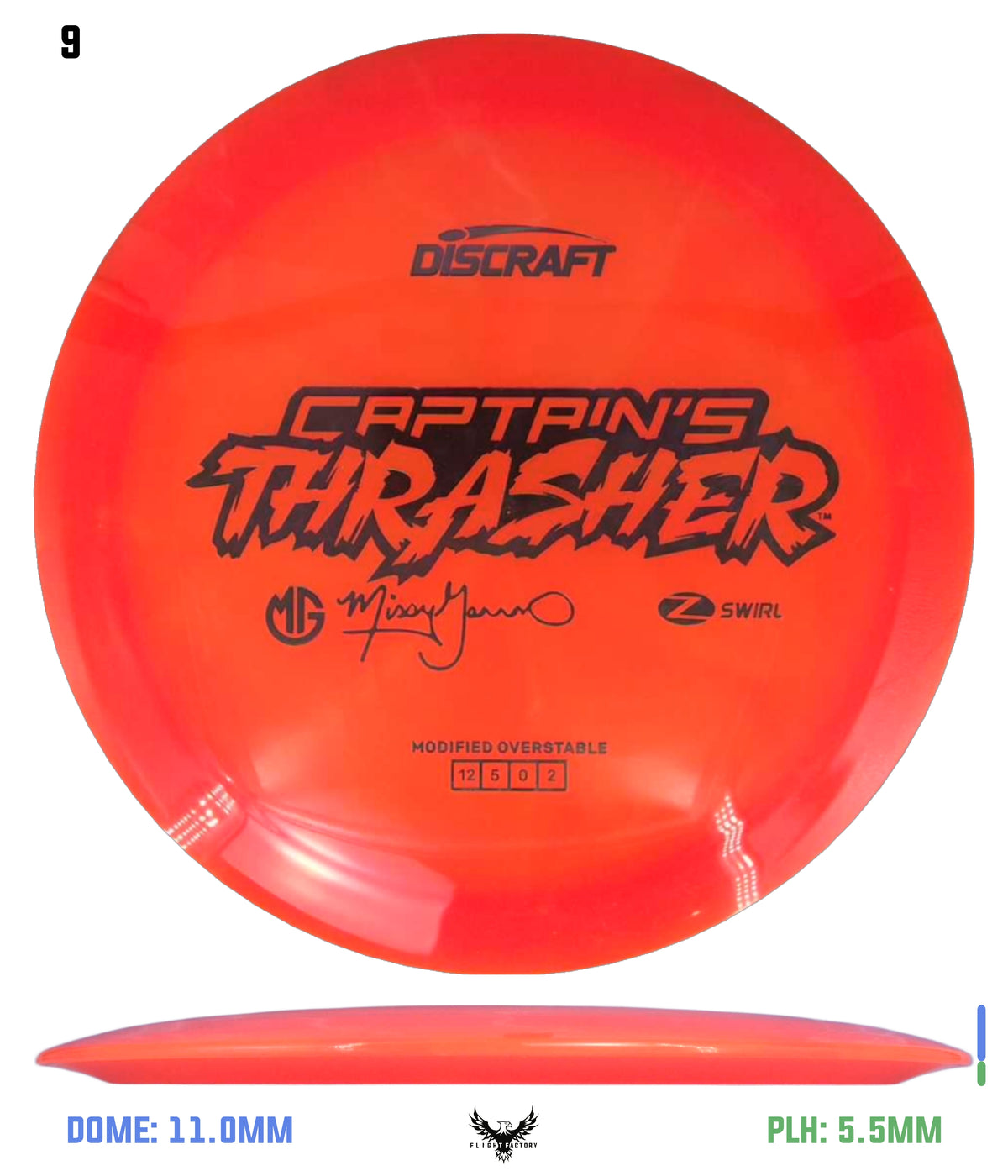 Discraft Missy Gannon 2026 Z Swirl Captain's Thrasher