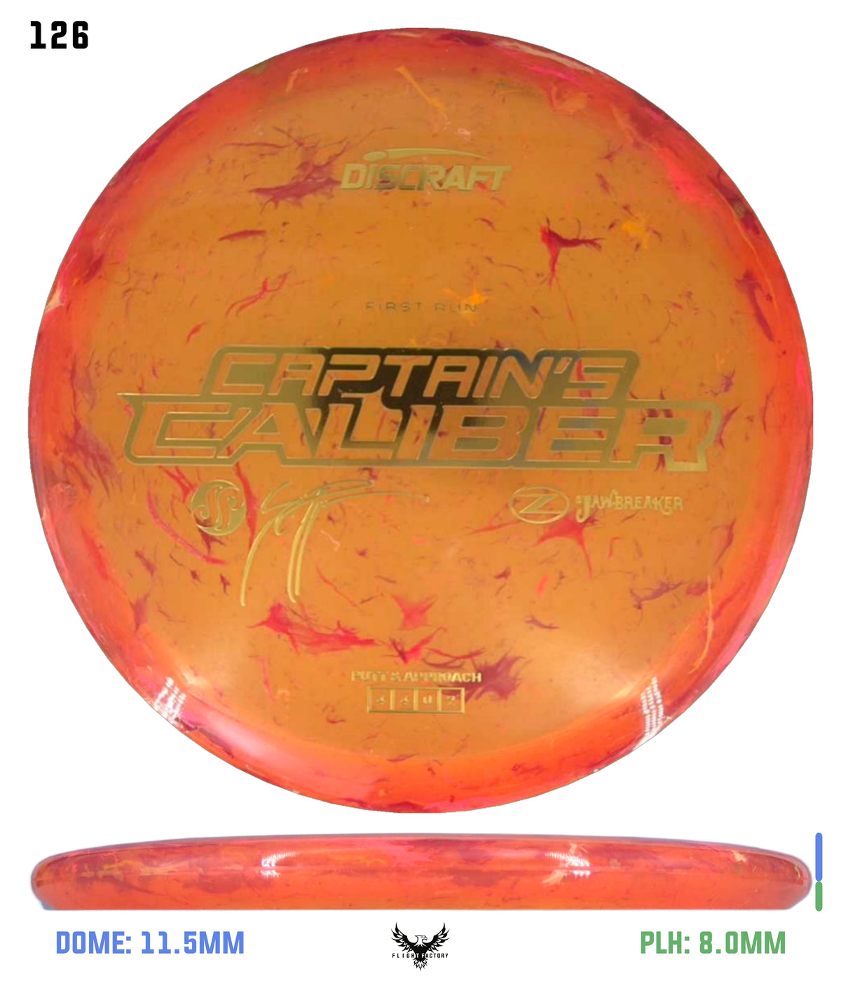Discraft Seppo Paju First Run Z Jawbreaker Captain’s Caliber