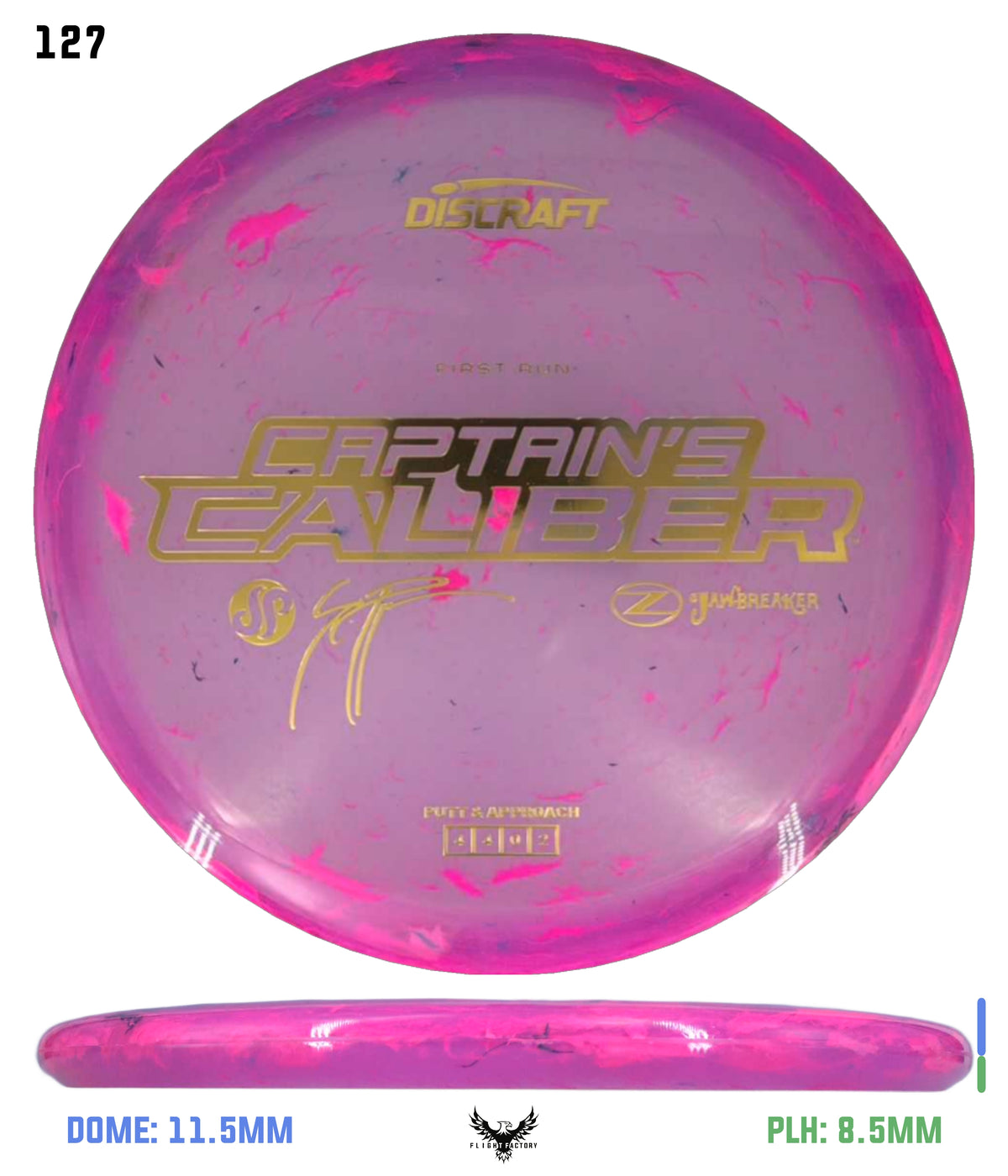 Discraft Seppo Paju First Run Z Jawbreaker Captain’s Caliber