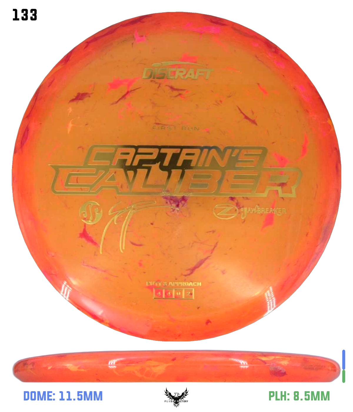 Discraft Seppo Paju First Run Z Jawbreaker Captain’s Caliber