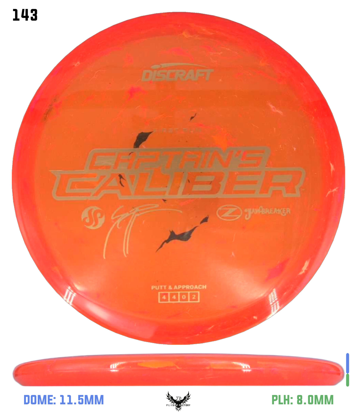 Discraft Seppo Paju First Run Z Jawbreaker Captain’s Caliber