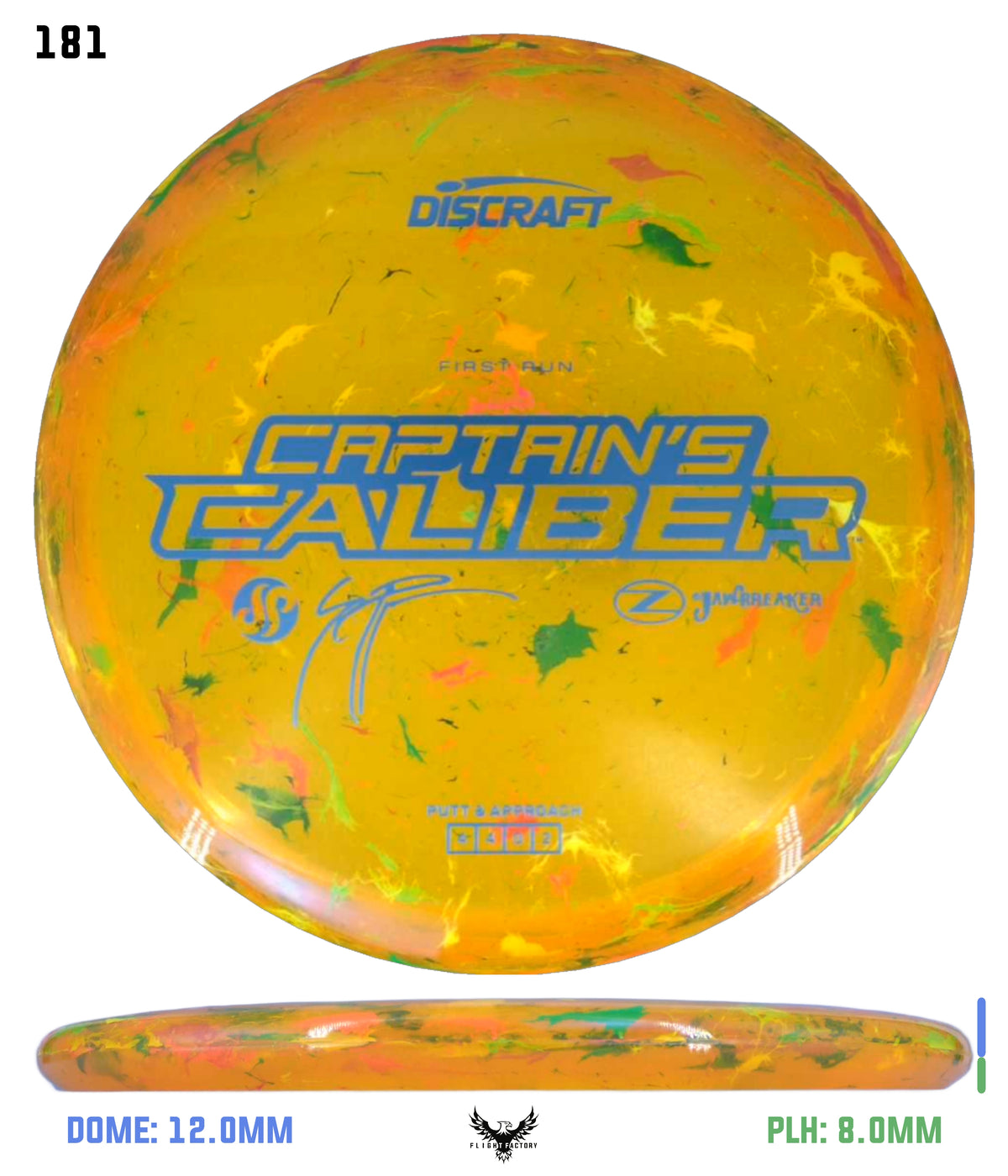 Discraft Seppo Paju First Run Z Jawbreaker Captain’s Caliber