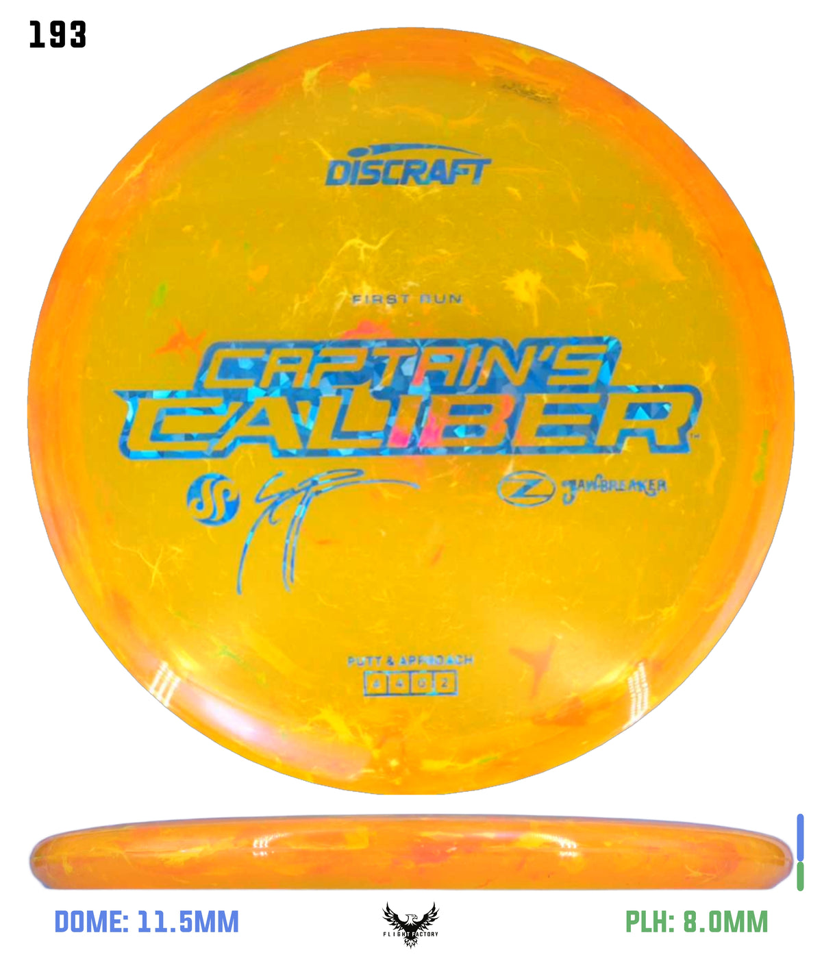 Discraft Seppo Paju First Run Z Jawbreaker Captain’s Caliber