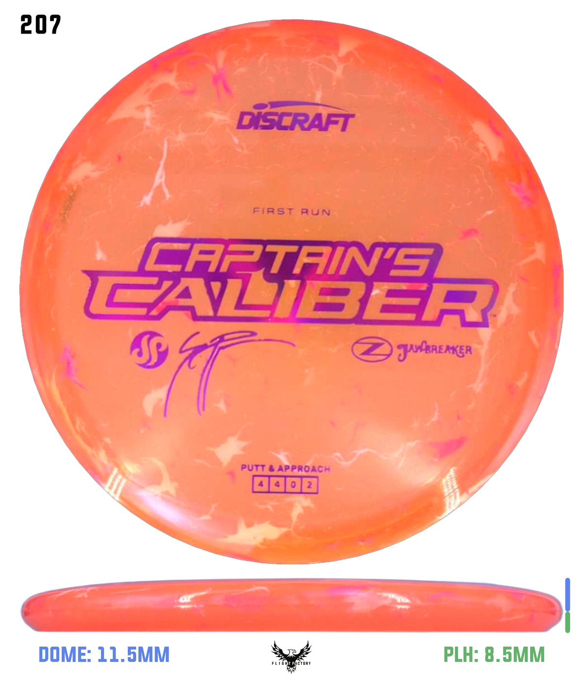 Discraft Seppo Paju First Run Z Jawbreaker Captain’s Caliber