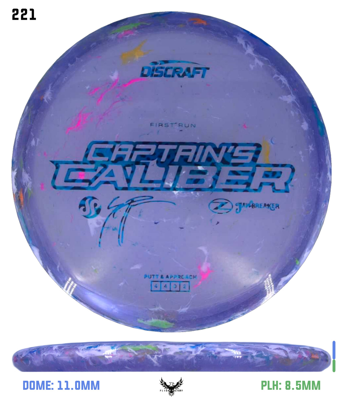 Discraft Seppo Paju First Run Z Jawbreaker Captain’s Caliber