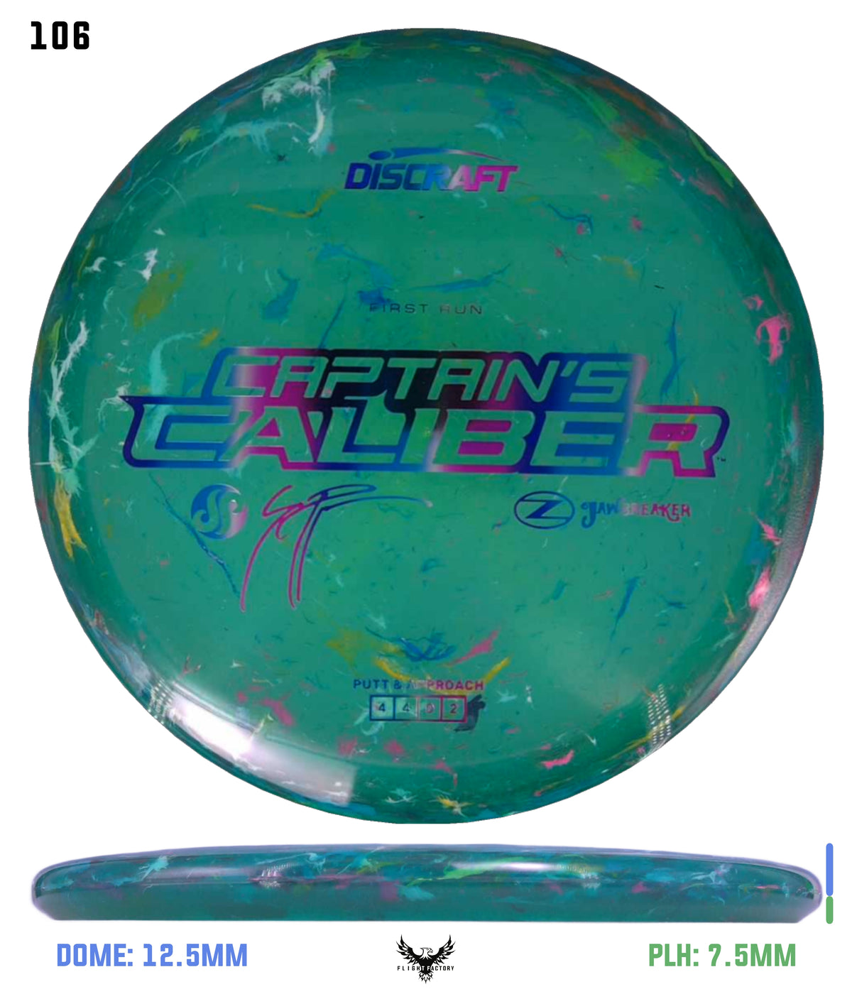 Discraft Seppo Paju First Run Z Jawbreaker Captain’s Caliber