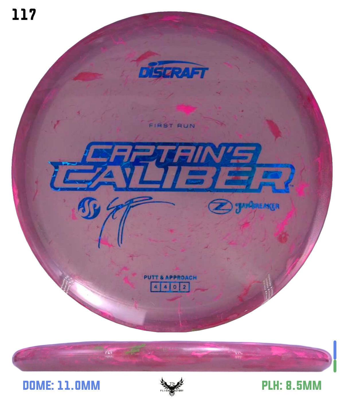 Discraft Seppo Paju First Run Z Jawbreaker Captain’s Caliber