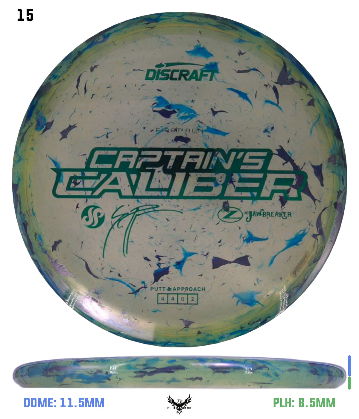 Discraft Seppo Paju First Run Z Jawbreaker Captain’s Caliber