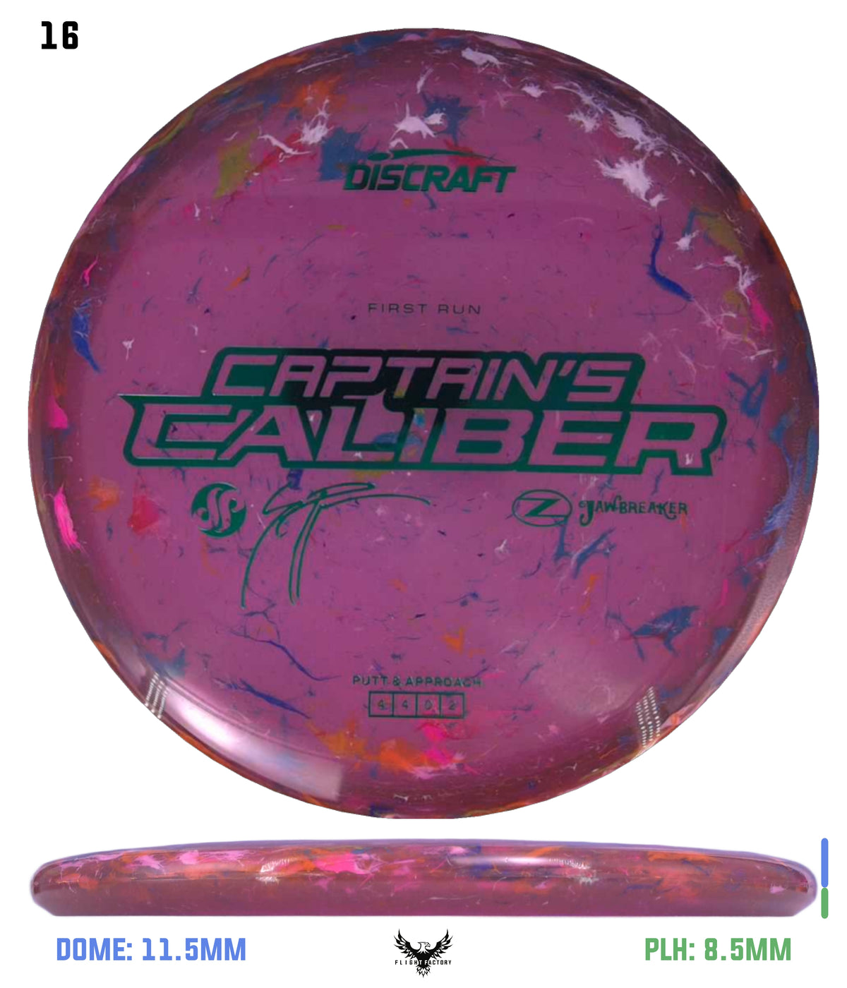 Discraft Seppo Paju First Run Z Jawbreaker Captain’s Caliber