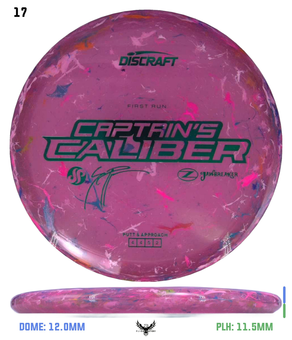 Discraft Seppo Paju First Run Z Jawbreaker Captain’s Caliber