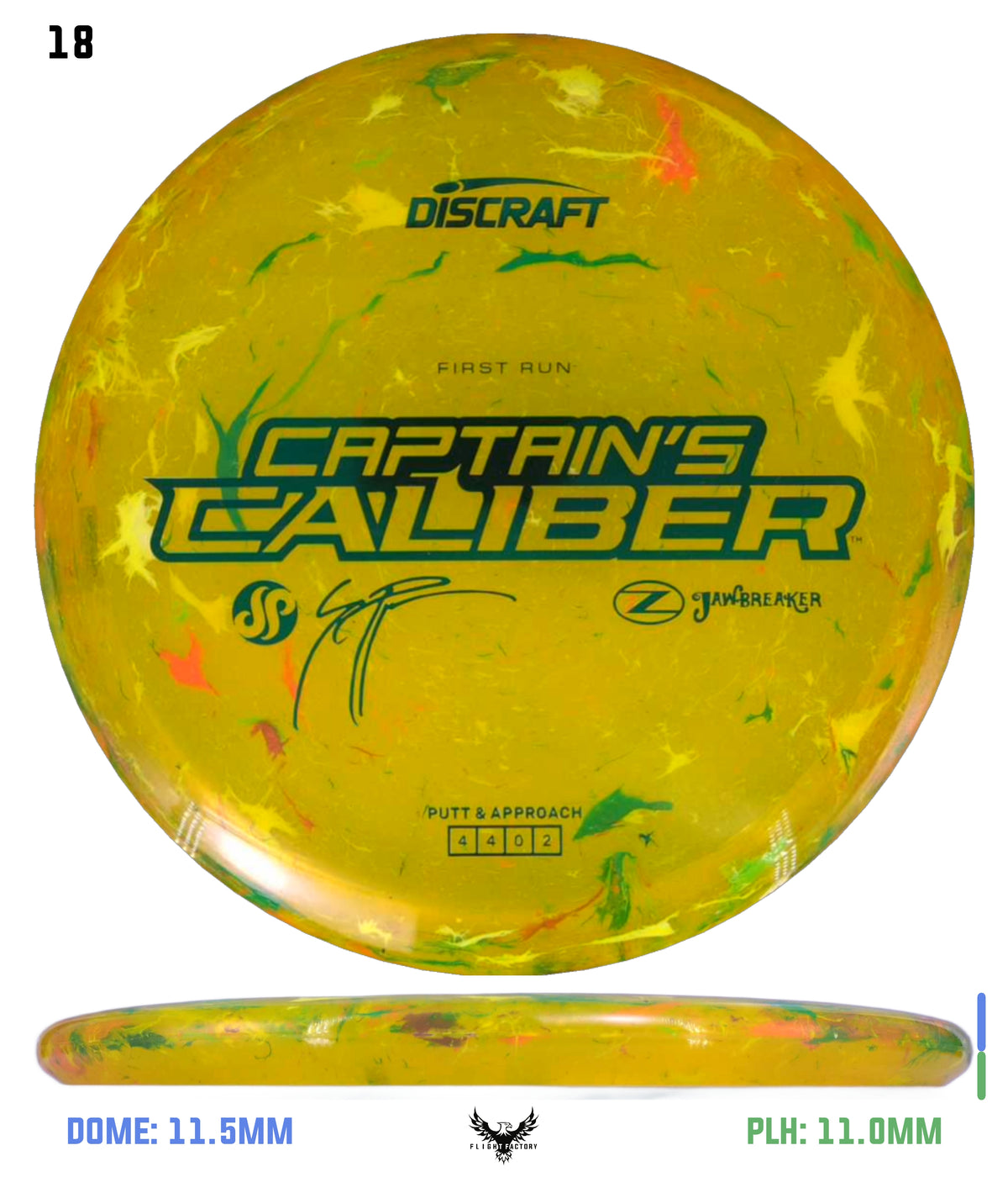 Discraft Seppo Paju First Run Z Jawbreaker Captain’s Caliber