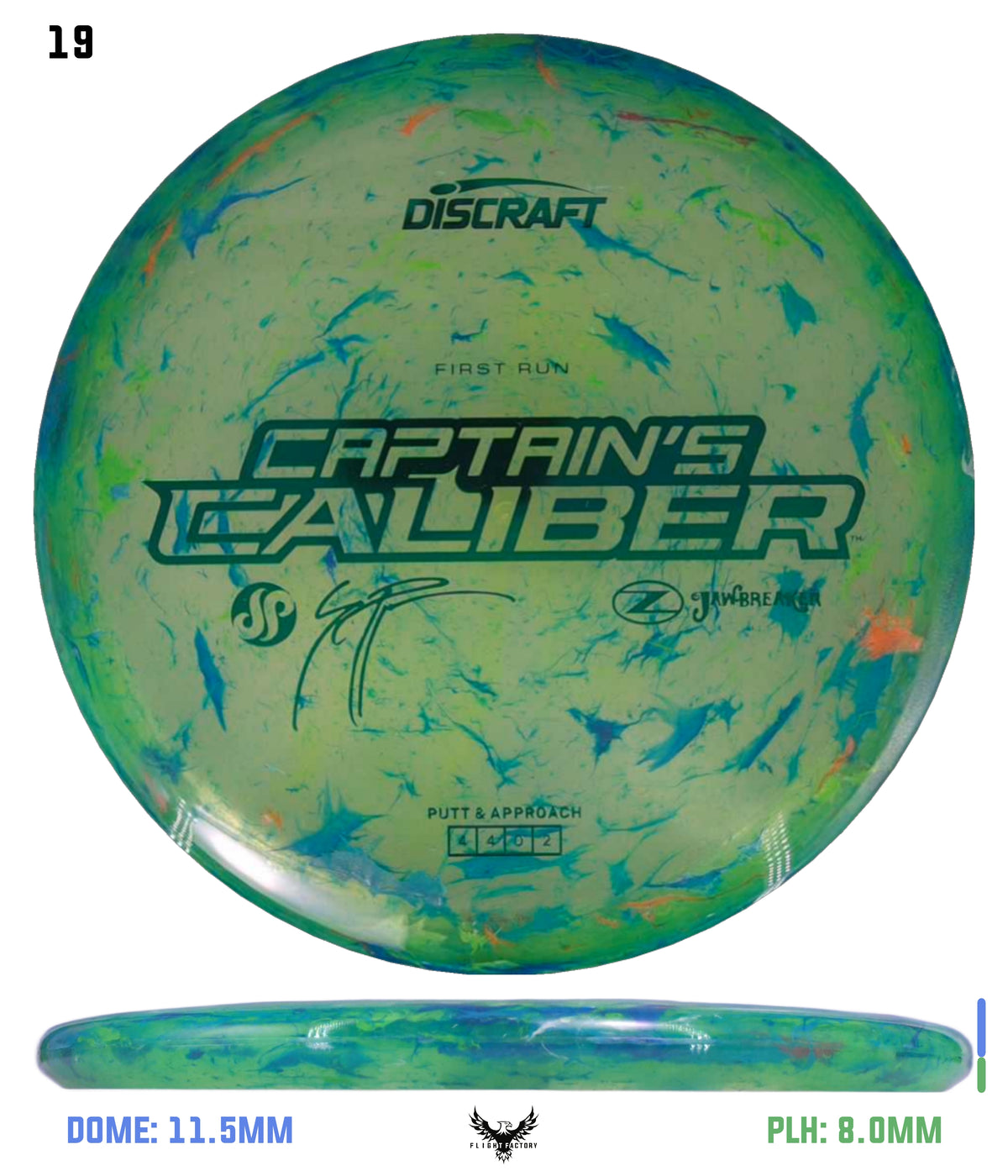 Discraft Seppo Paju First Run Z Jawbreaker Captain’s Caliber