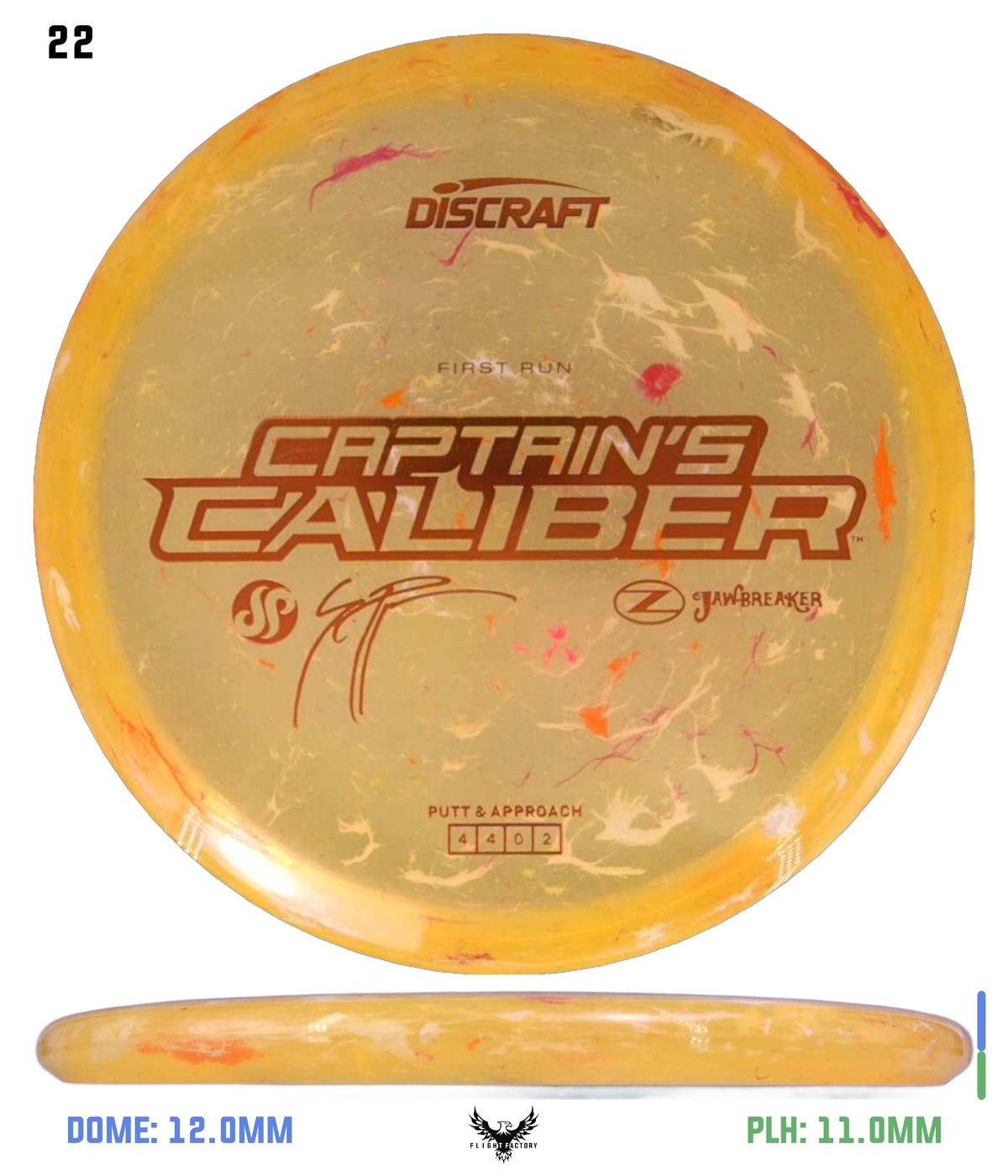 Discraft Seppo Paju First Run Z Jawbreaker Captain’s Caliber