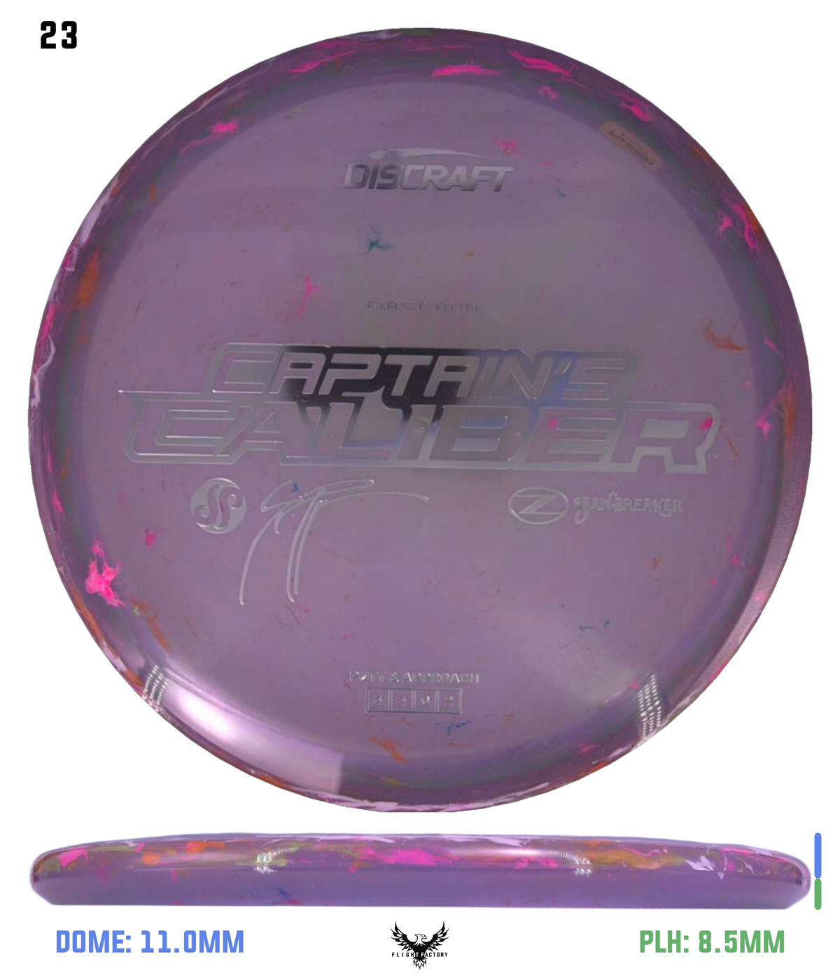 Discraft Seppo Paju First Run Z Jawbreaker Captain’s Caliber