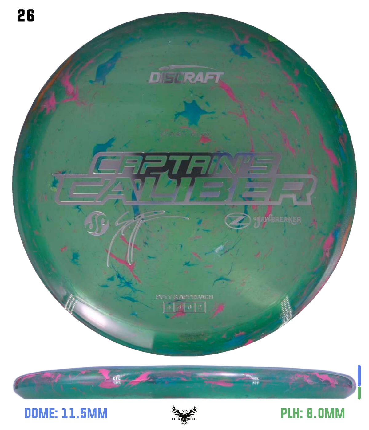 Discraft Seppo Paju First Run Z Jawbreaker Captain’s Caliber