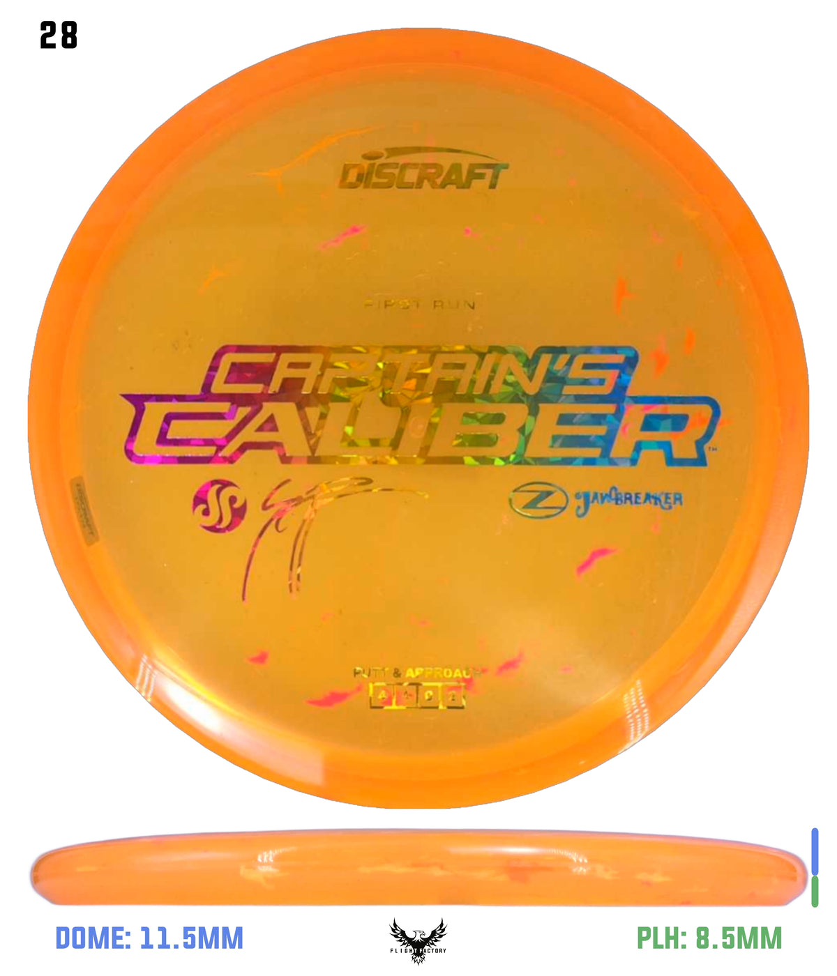 Discraft Seppo Paju First Run Z Jawbreaker Captain’s Caliber