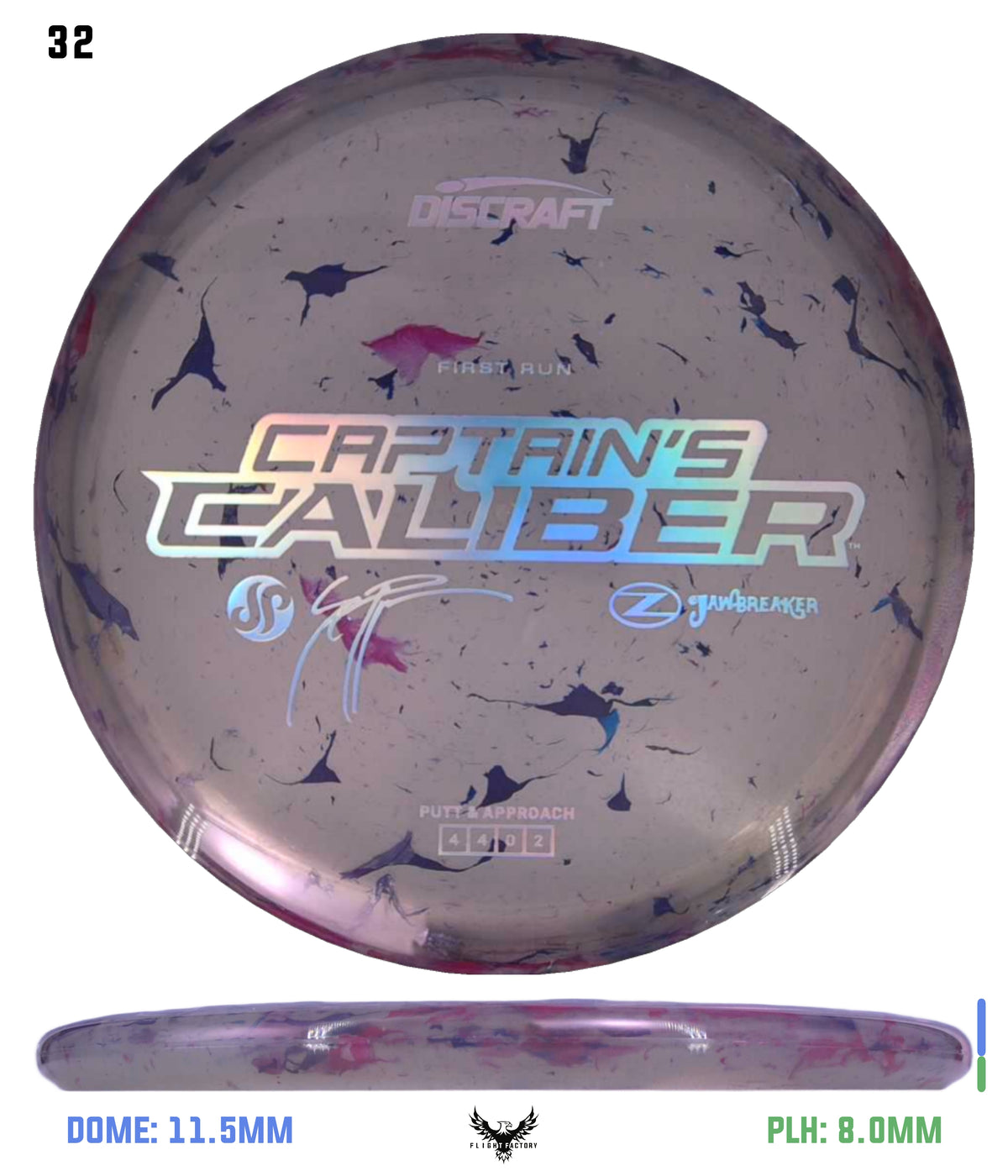 Discraft Seppo Paju First Run Z Jawbreaker Captain’s Caliber