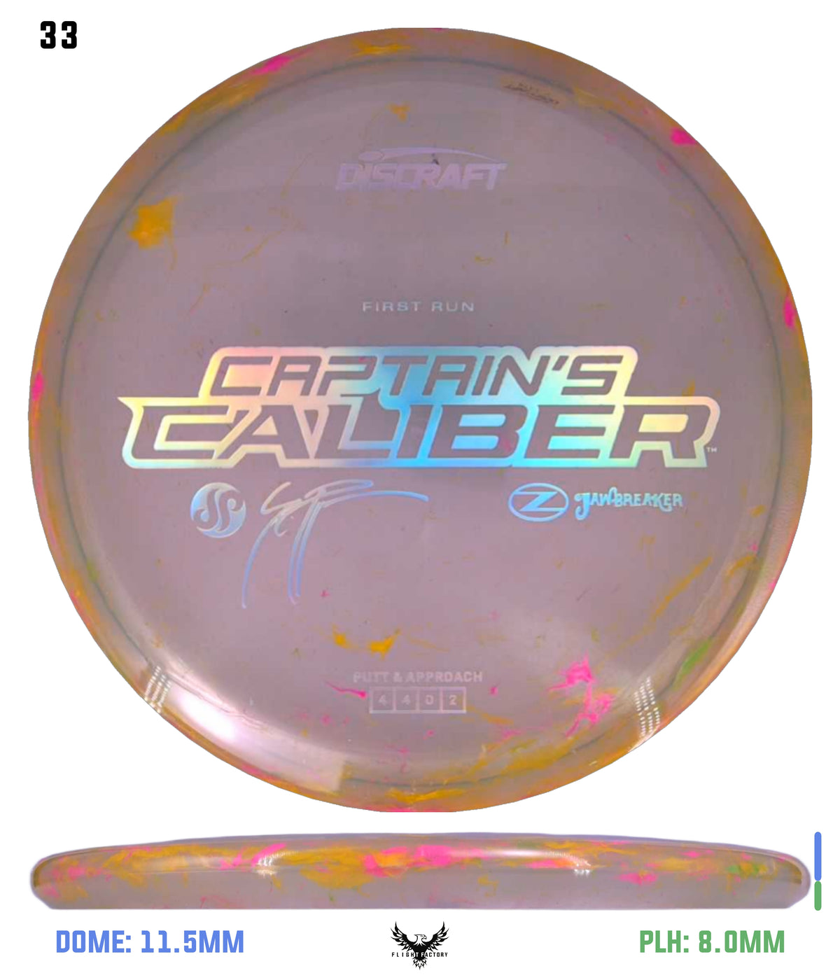 Discraft Seppo Paju First Run Z Jawbreaker Captain’s Caliber