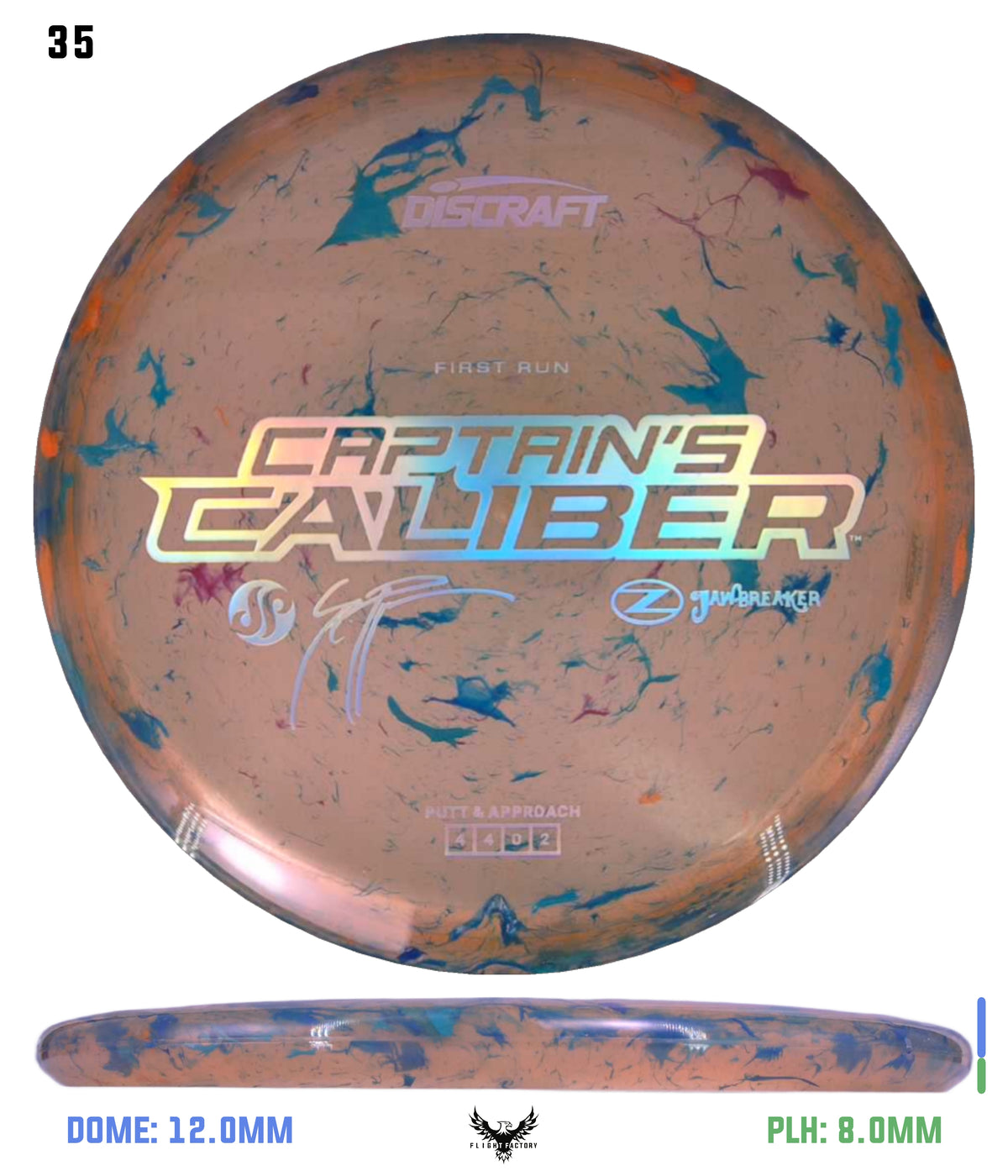 Discraft Seppo Paju First Run Z Jawbreaker Captain’s Caliber