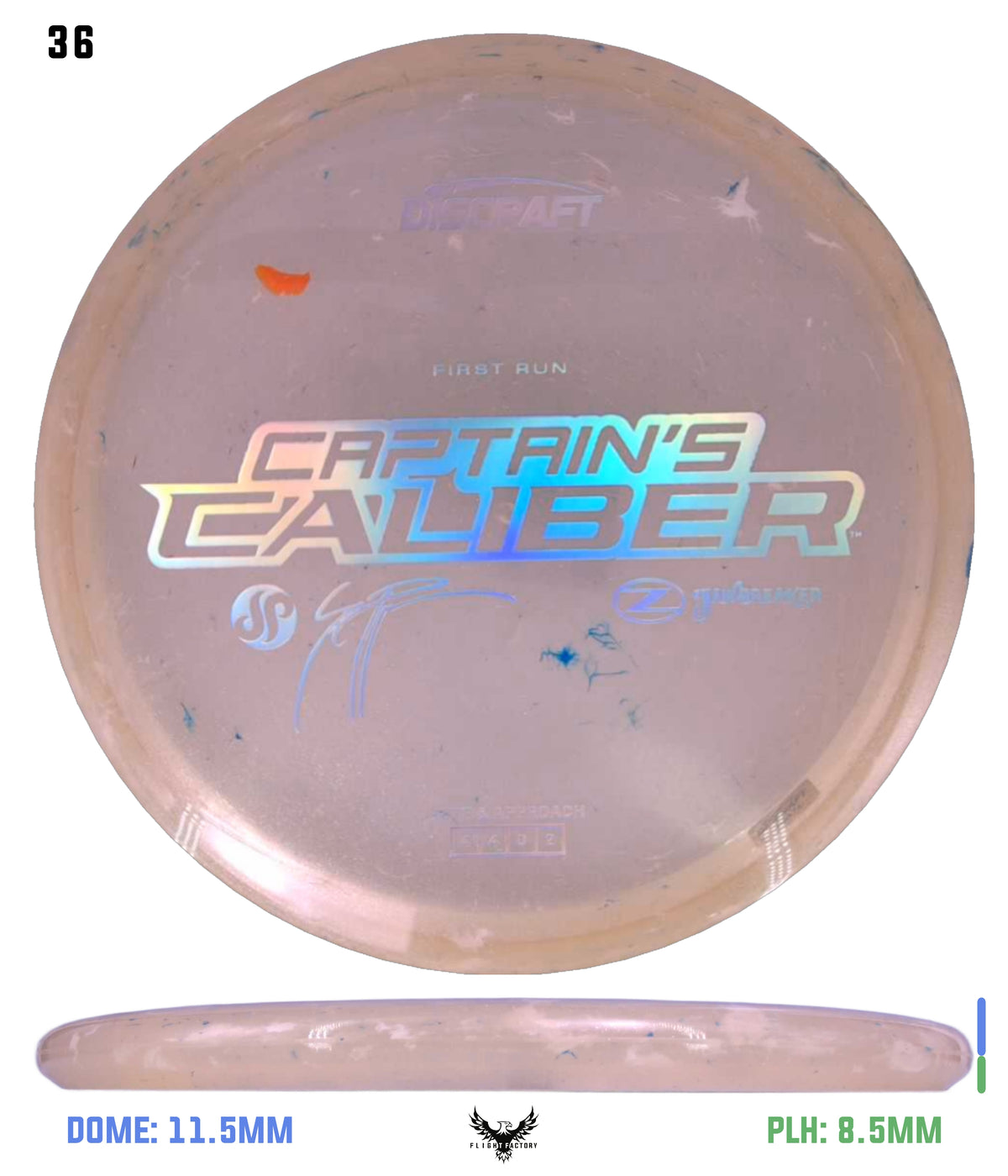 Discraft Seppo Paju First Run Z Jawbreaker Captain’s Caliber