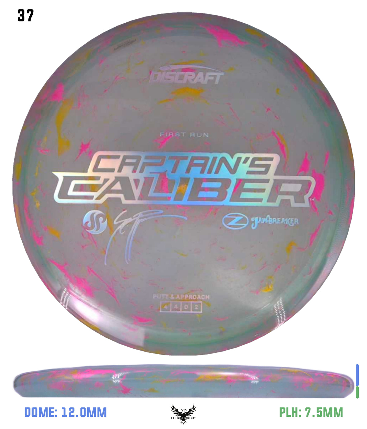 Discraft Seppo Paju First Run Z Jawbreaker Captain’s Caliber