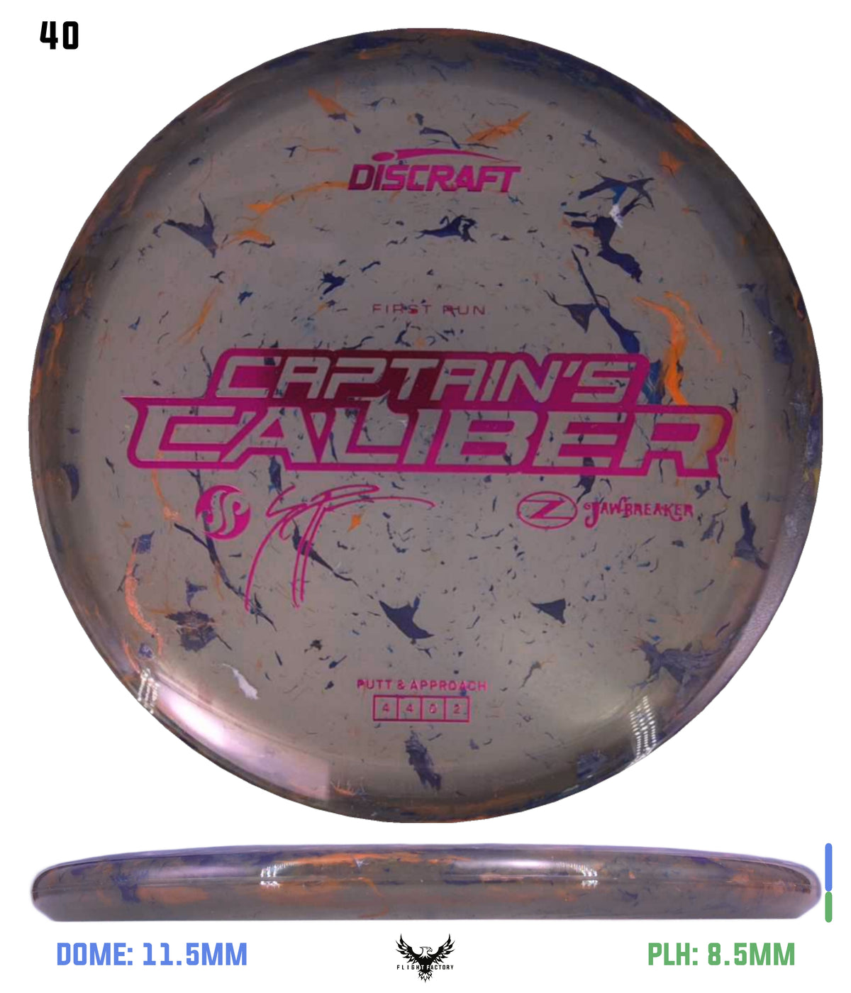 Discraft Seppo Paju First Run Z Jawbreaker Captain’s Caliber