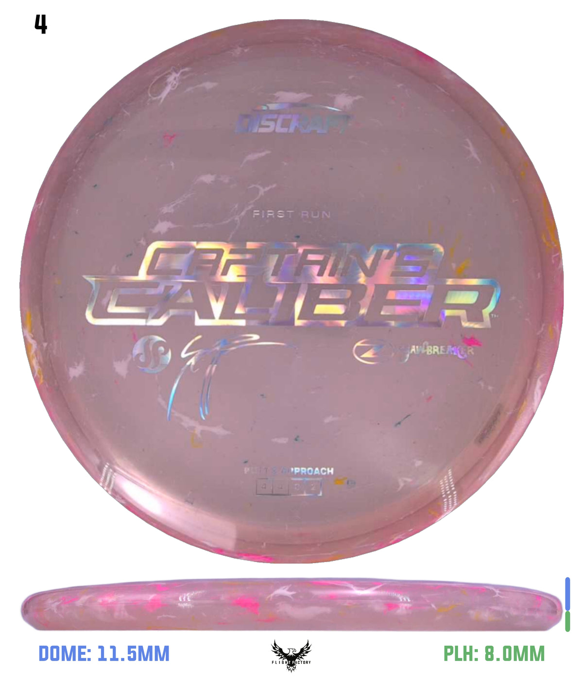 Discraft Seppo Paju First Run Z Jawbreaker Captain’s Caliber