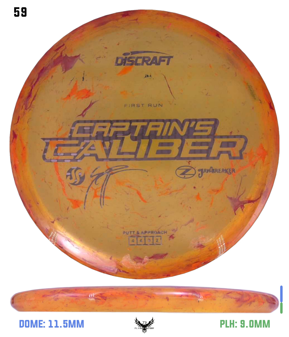 Discraft Seppo Paju First Run Z Jawbreaker Captain’s Caliber