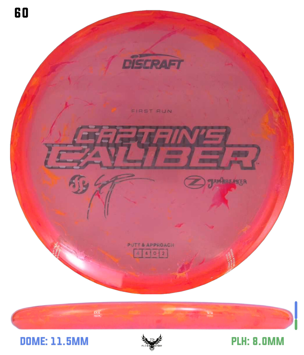 Discraft Seppo Paju First Run Z Jawbreaker Captain’s Caliber