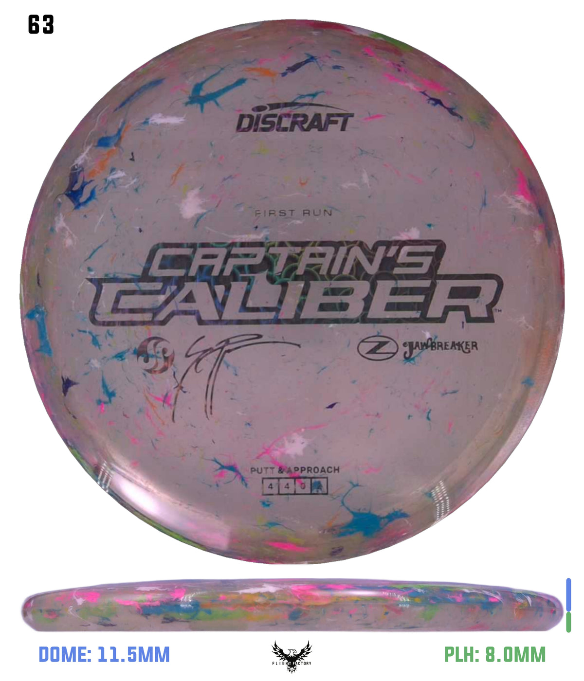 Discraft Seppo Paju First Run Z Jawbreaker Captain’s Caliber