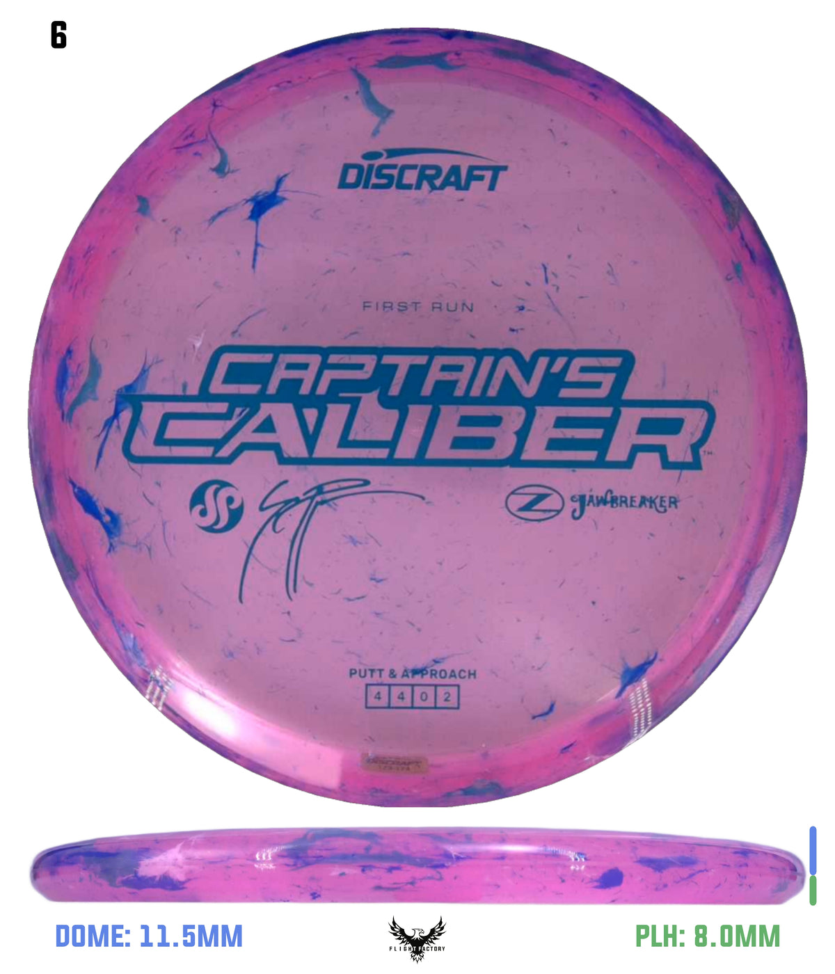 Discraft Seppo Paju First Run Z Jawbreaker Captain’s Caliber