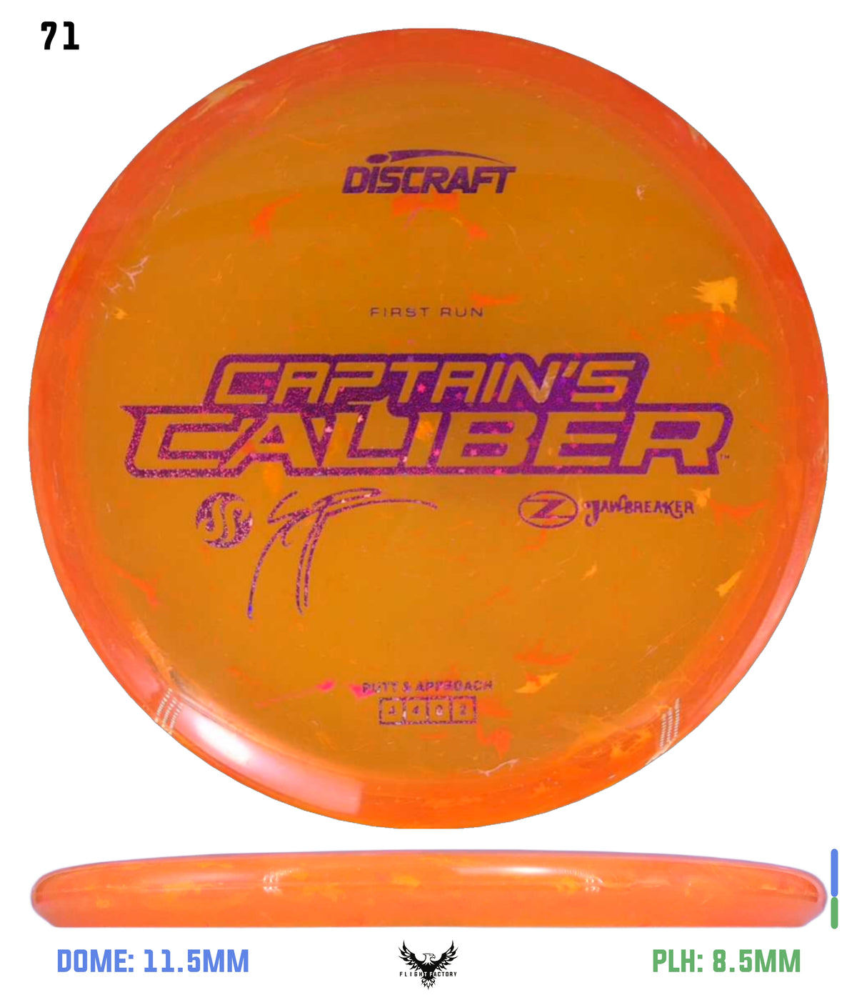 Discraft Seppo Paju First Run Z Jawbreaker Captain’s Caliber