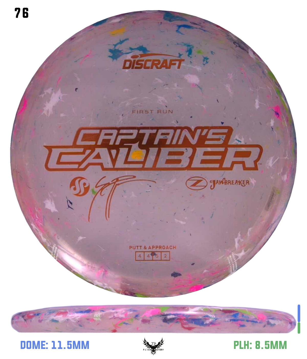 Discraft Seppo Paju First Run Z Jawbreaker Captain’s Caliber