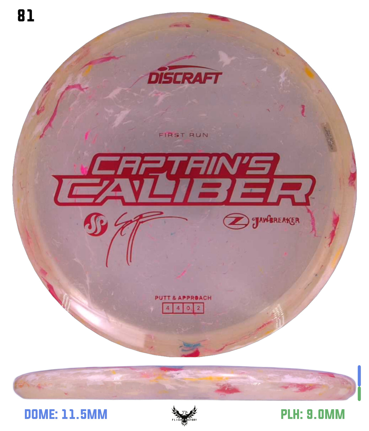 Discraft Seppo Paju First Run Z Jawbreaker Captain’s Caliber