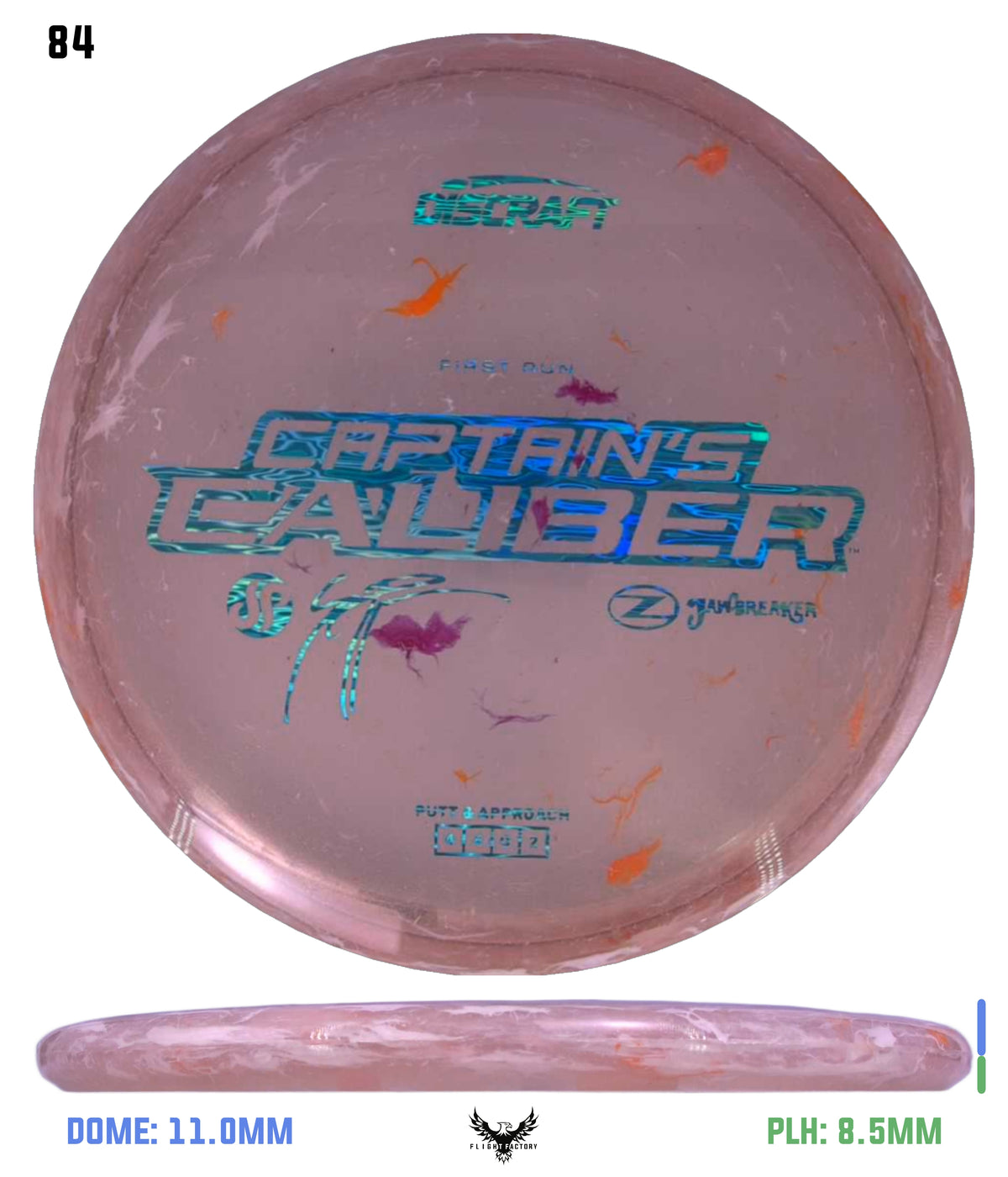 Discraft Seppo Paju First Run Z Jawbreaker Captain’s Caliber