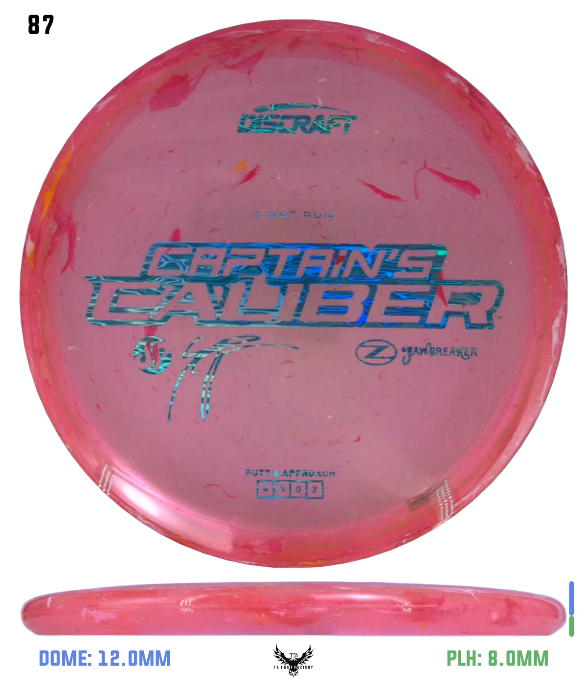 Discraft Seppo Paju First Run Z Jawbreaker Captain’s Caliber