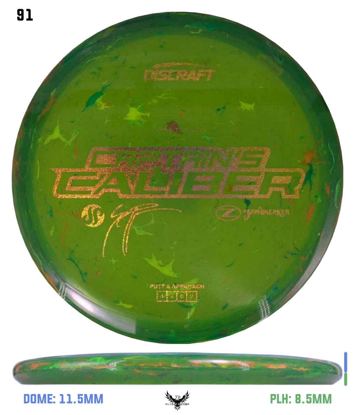 Discraft Seppo Paju First Run Z Jawbreaker Captain’s Caliber