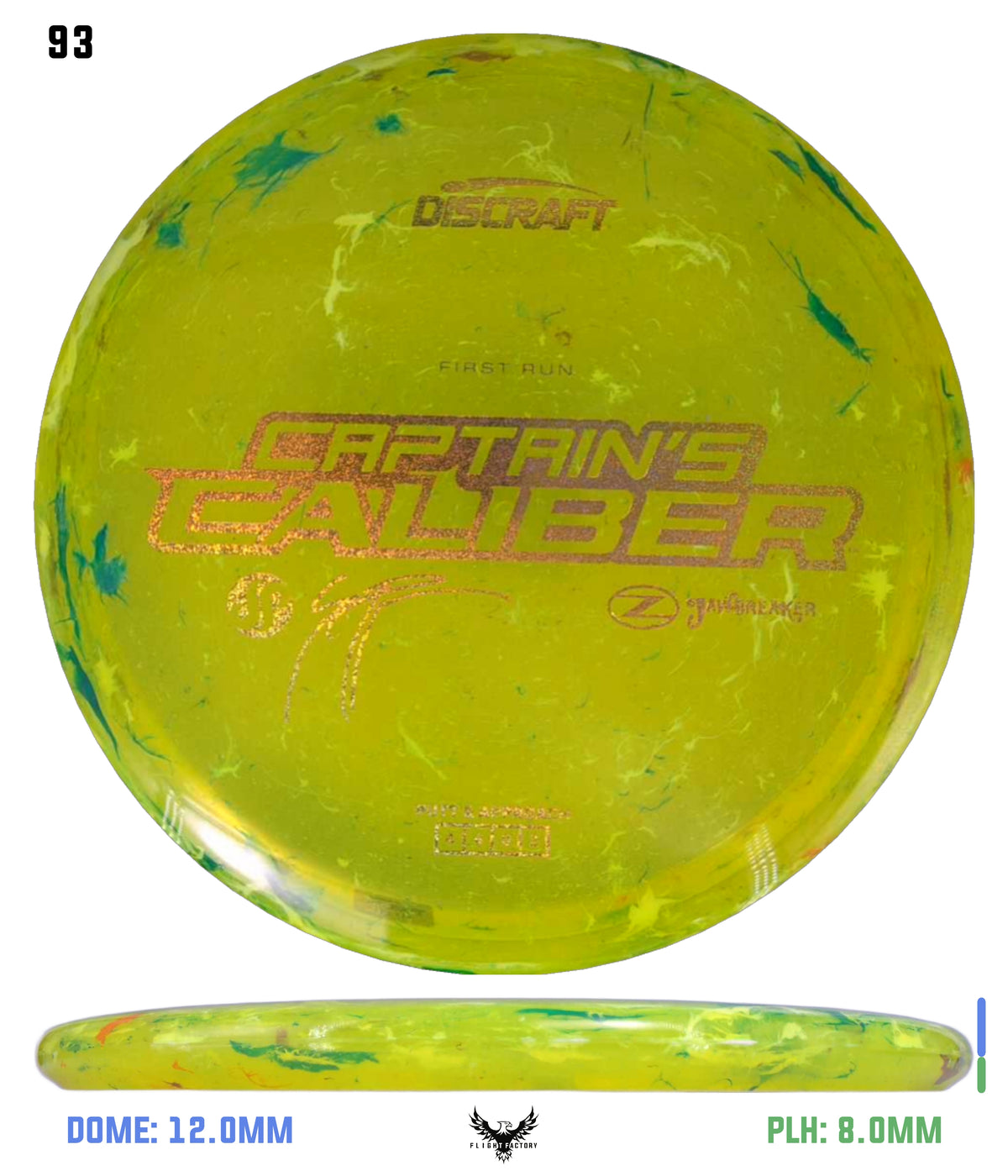 Discraft Seppo Paju First Run Z Jawbreaker Captain’s Caliber