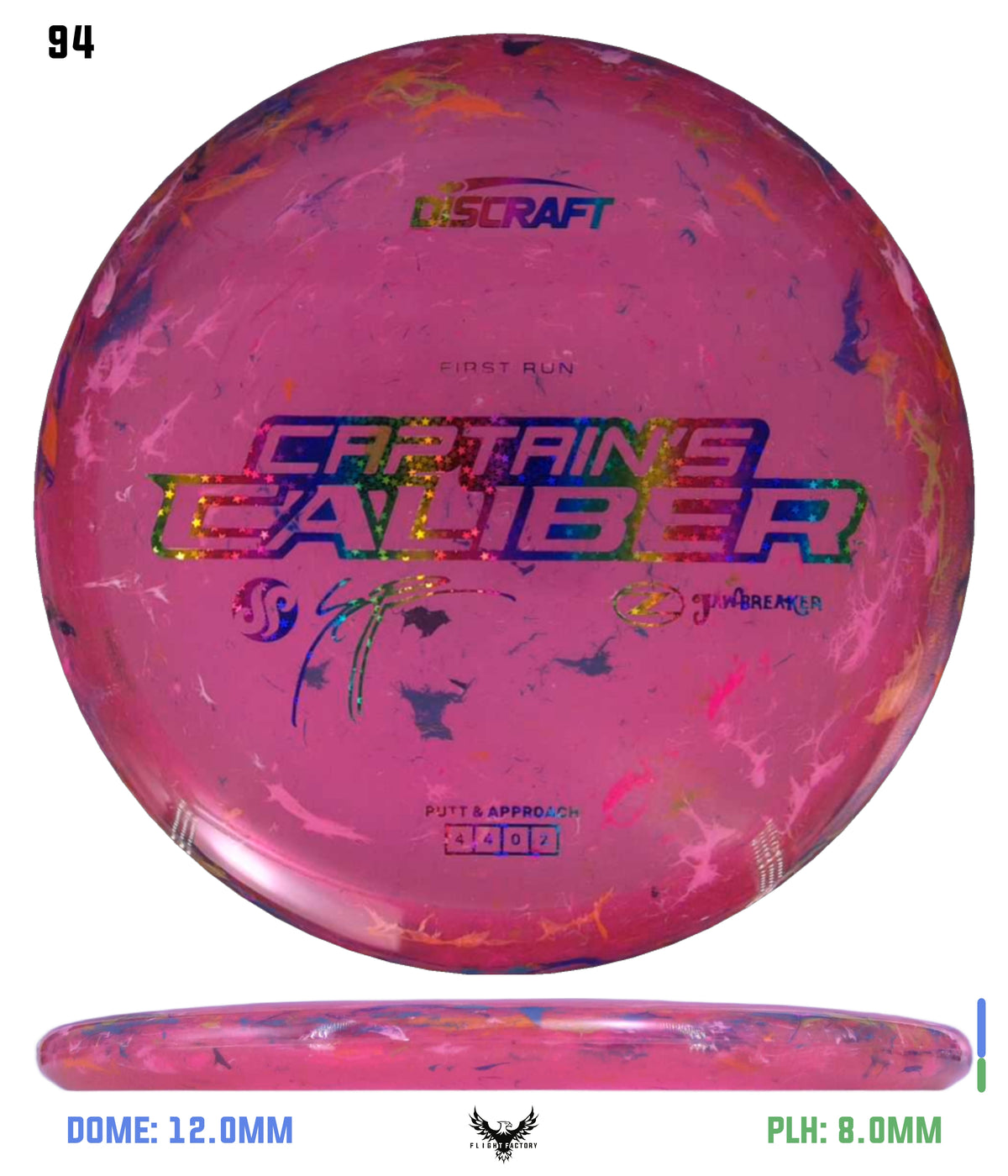Discraft Seppo Paju First Run Z Jawbreaker Captain’s Caliber