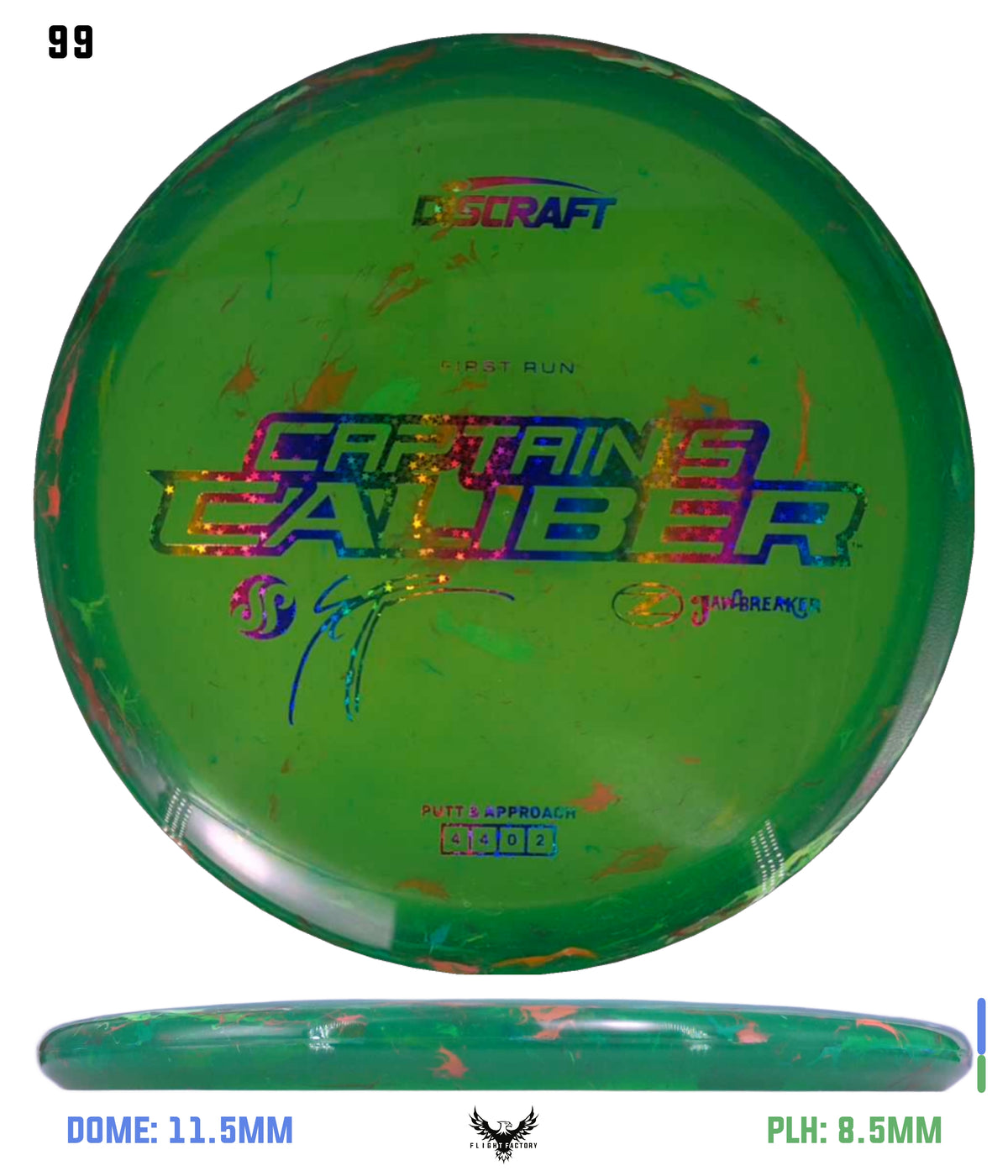Discraft Seppo Paju First Run Z Jawbreaker Captain’s Caliber