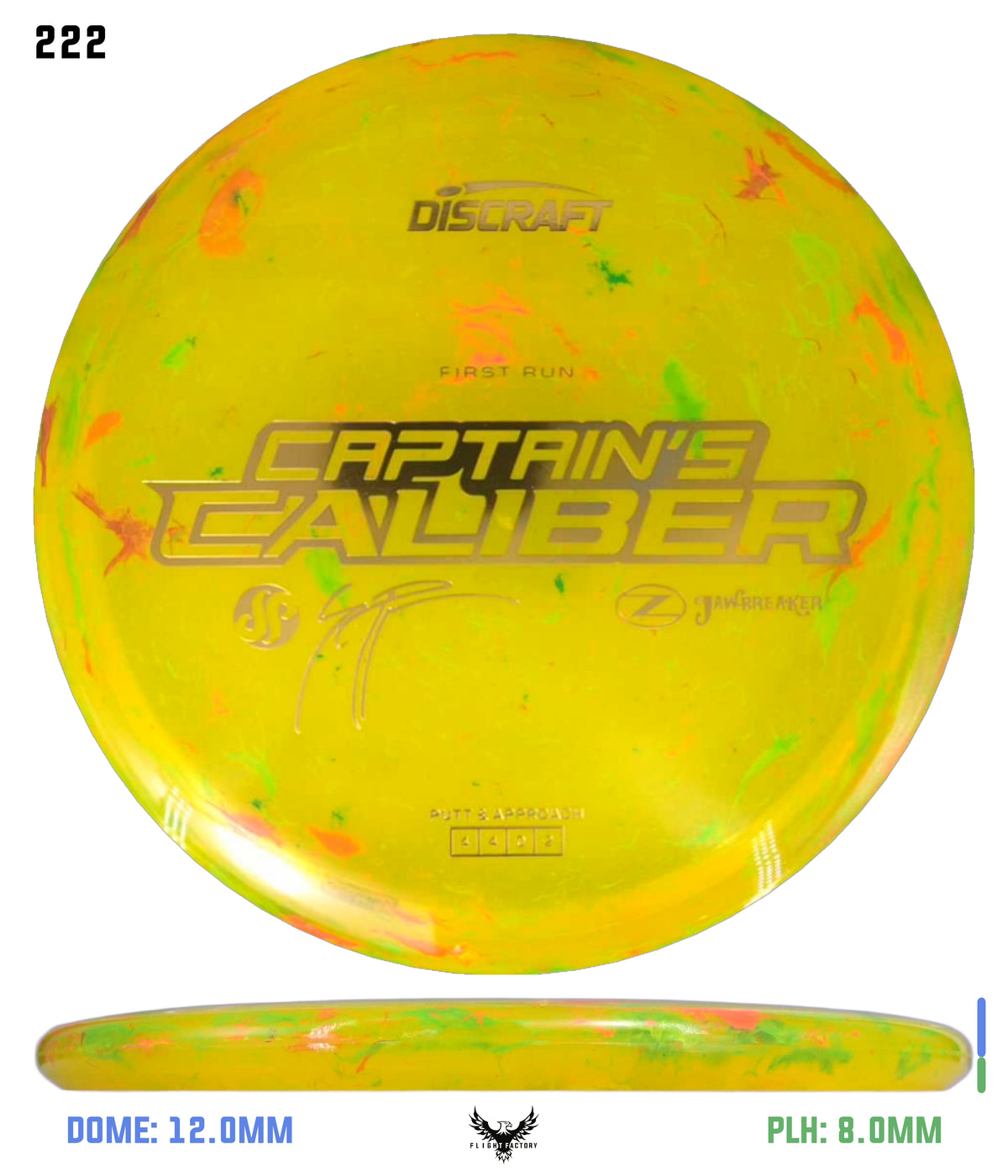 Discraft Seppo Paju First Run Z Jawbreaker Captain’s Caliber