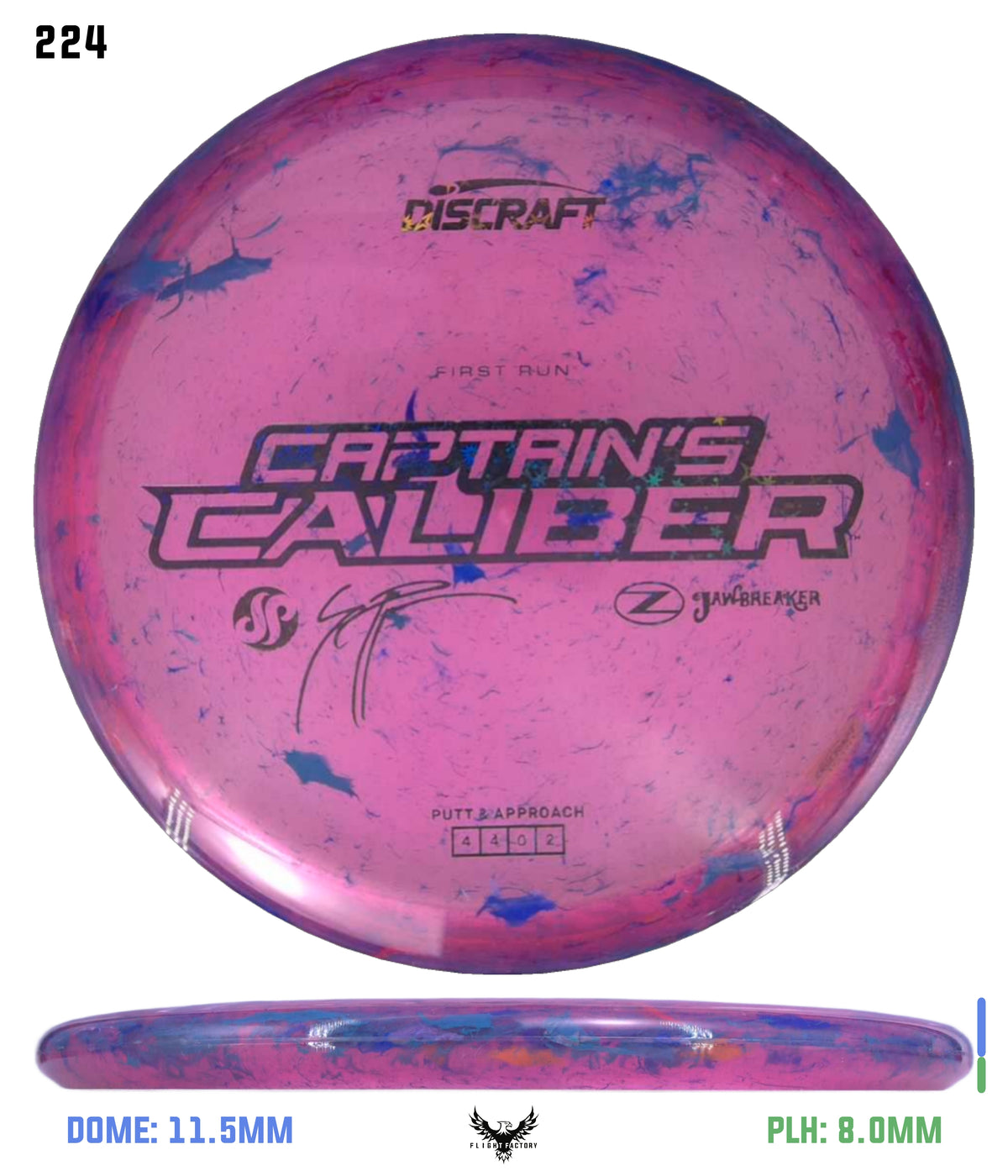 Discraft Seppo Paju First Run Z Jawbreaker Captain’s Caliber