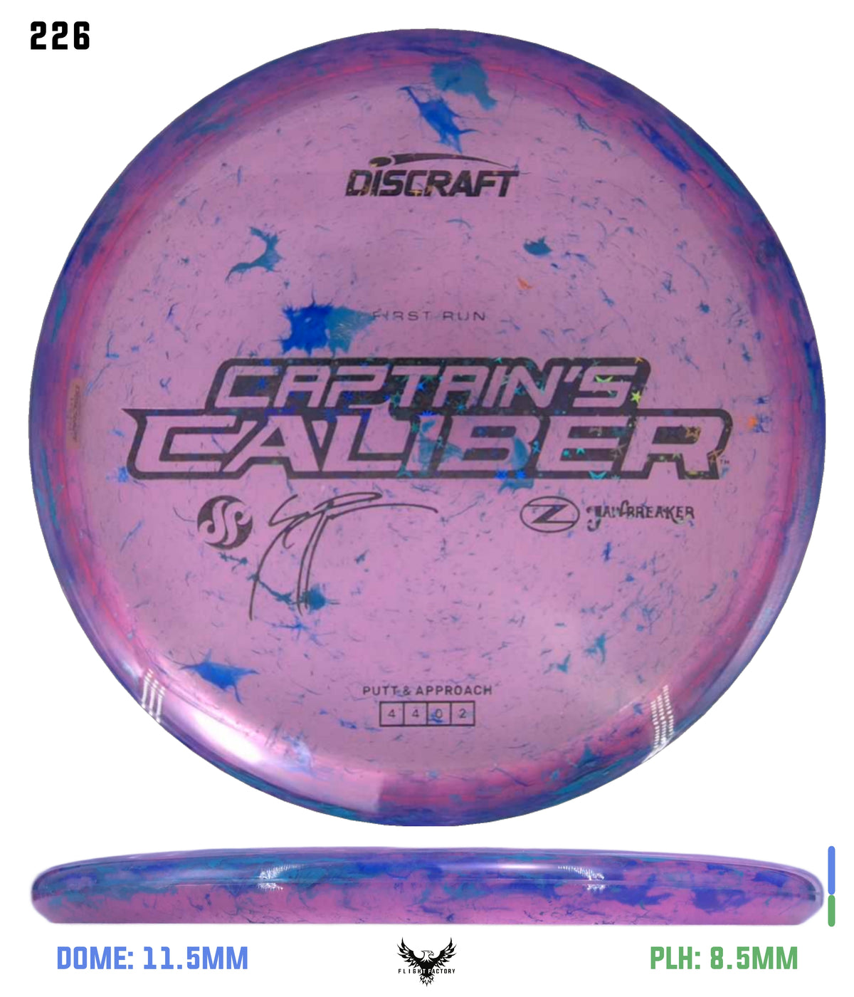 Discraft Seppo Paju First Run Z Jawbreaker Captain’s Caliber
