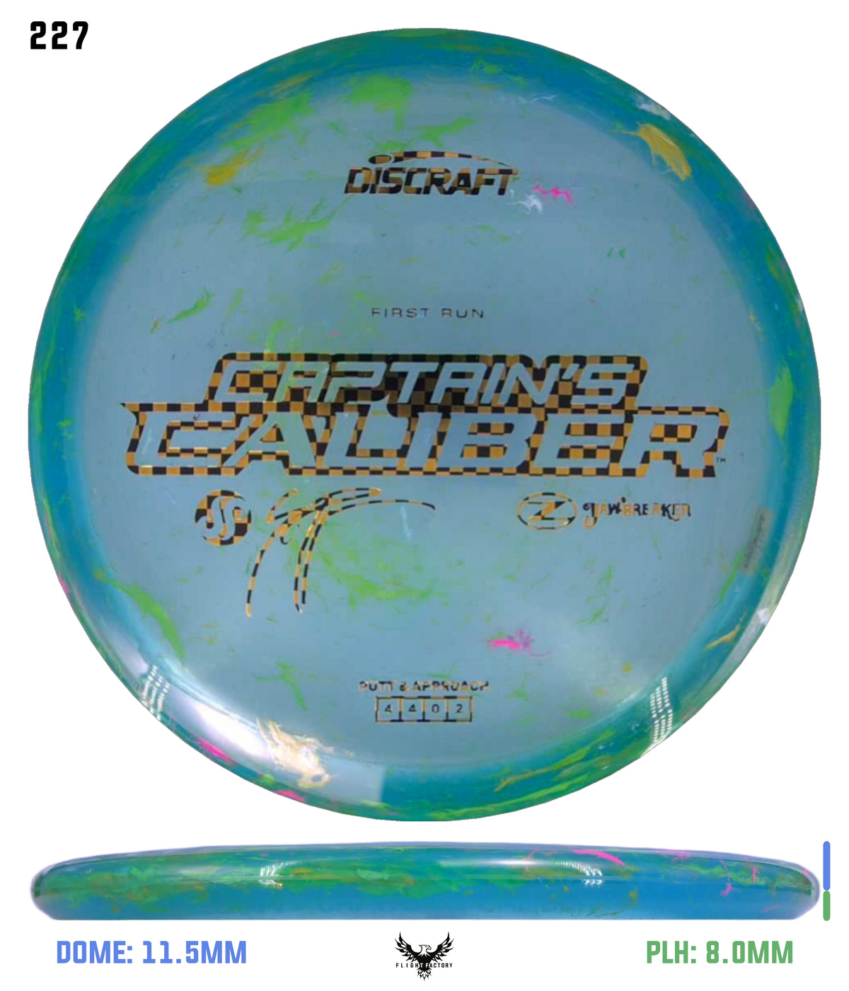 Discraft Seppo Paju First Run Z Jawbreaker Captain’s Caliber