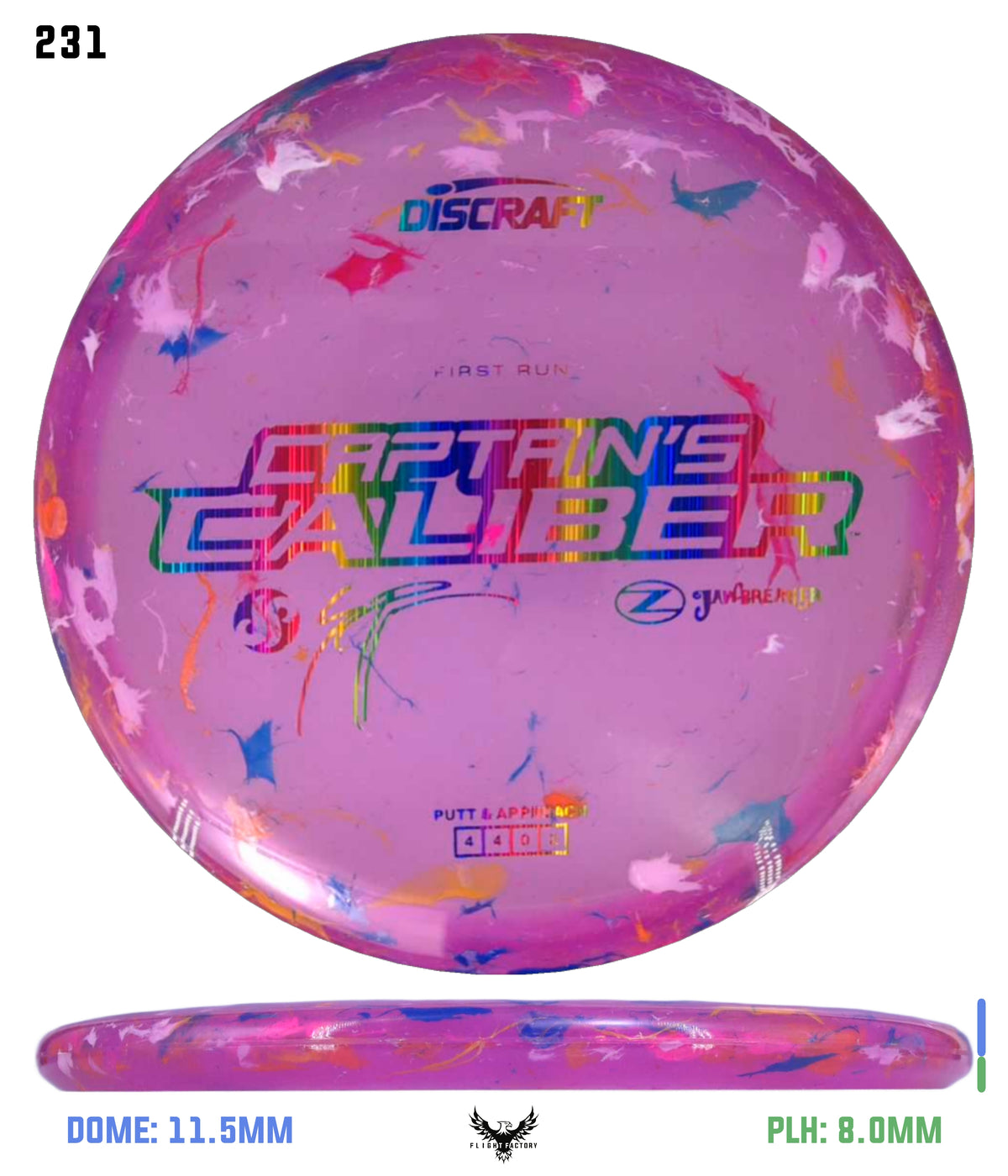 Discraft Seppo Paju First Run Z Jawbreaker Captain’s Caliber