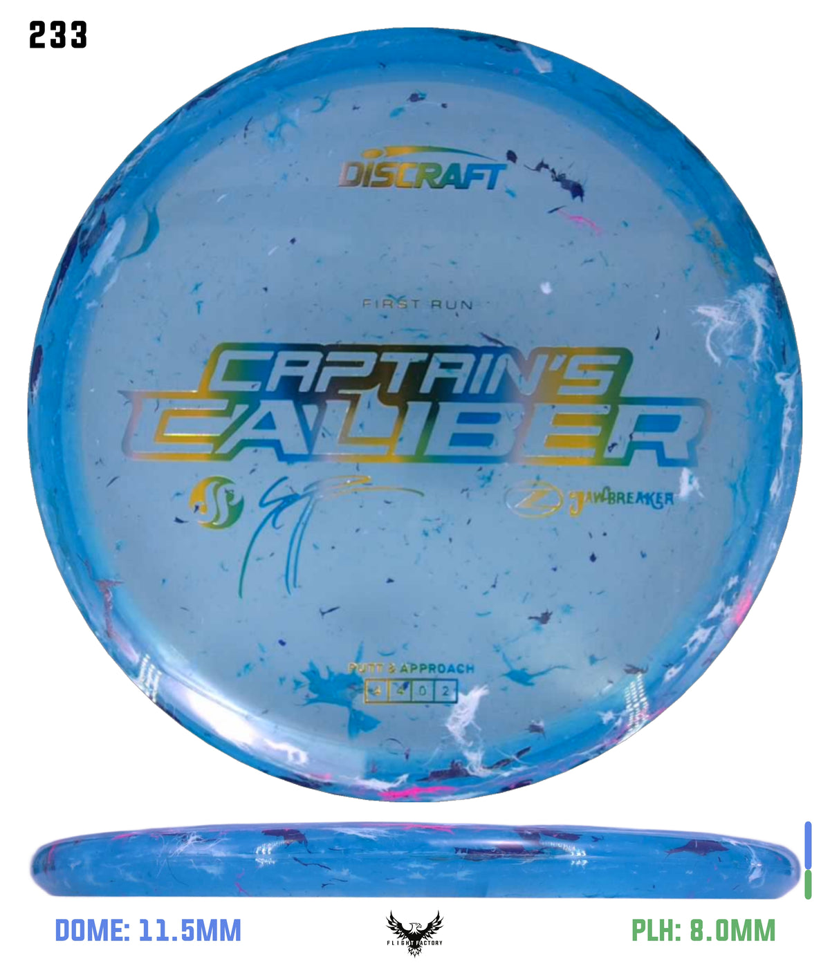 Discraft Seppo Paju First Run Z Jawbreaker Captain’s Caliber
