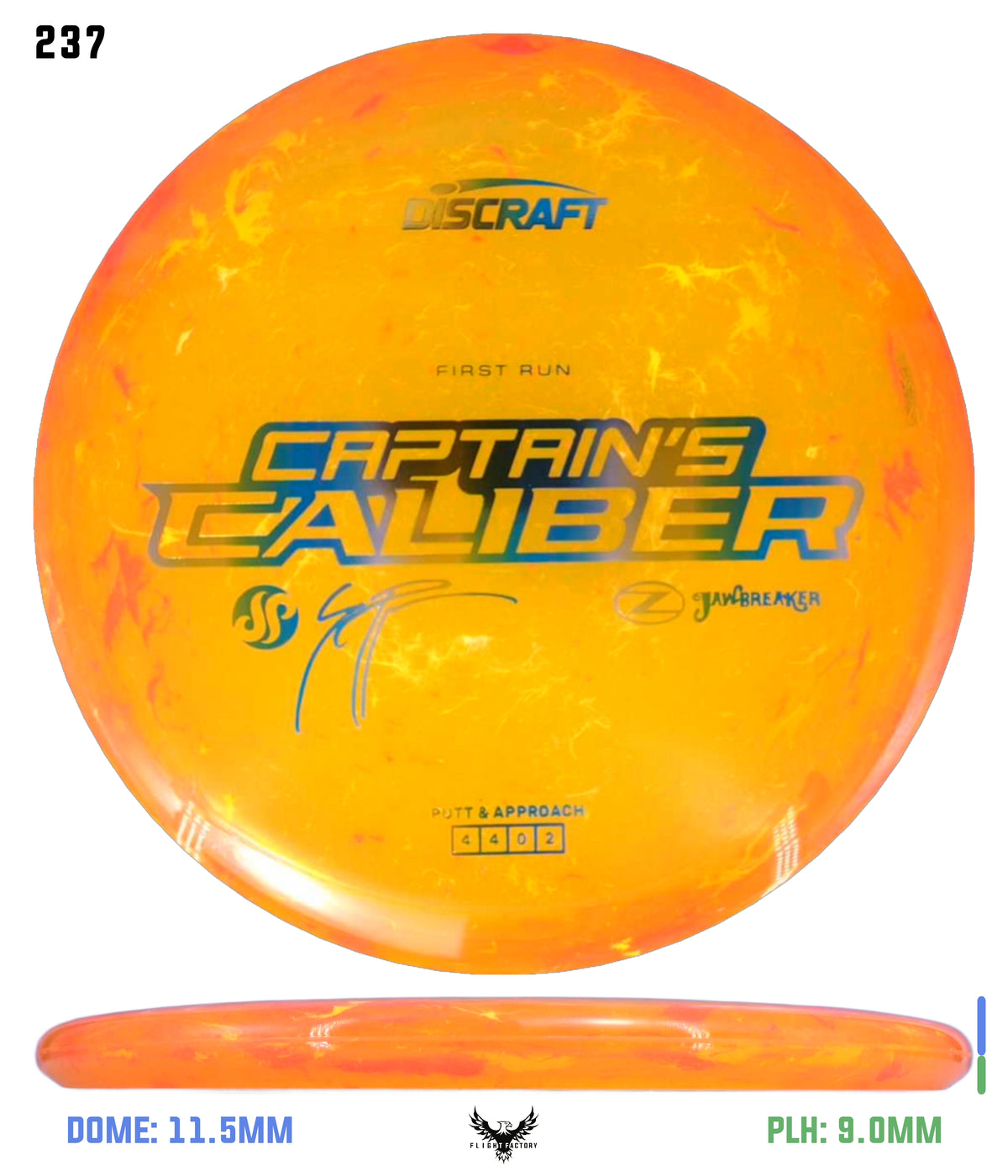 Discraft Seppo Paju First Run Z Jawbreaker Captain’s Caliber